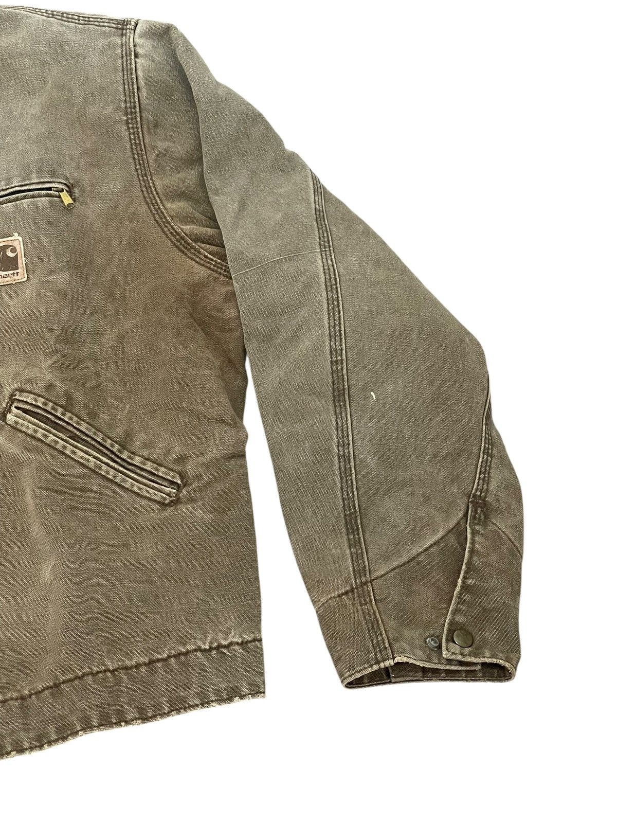 Carhartt Vtg Carhartt Detroit USA Blanket Lining Sun Faded 5🟩5 Size US L / EU 52-54 / 3 - 8 Thumbnail