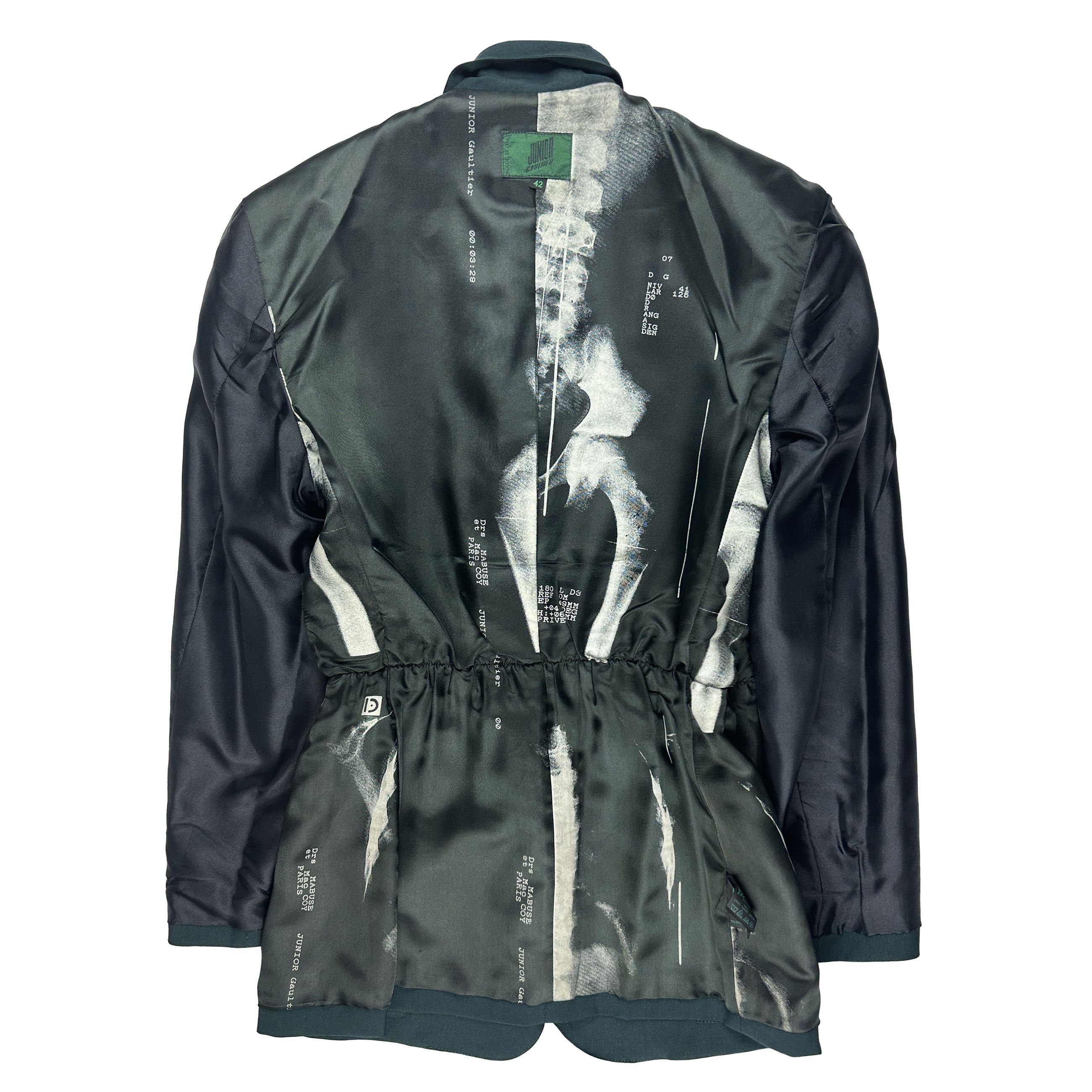 Jean Paul Gaultier SS90 Reversible X-Ray Blazer Size M / US 6-8 / IT 42-44 - 1 Thumbnail