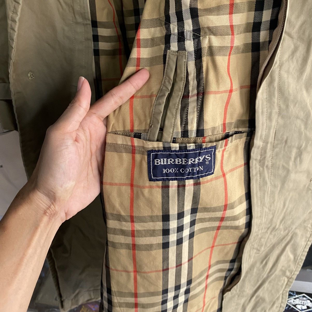 Burberry VINTAGE BURBERRY MARUZEN TOKYO Nova Check Trench Coat Beige Size US L / EU 52-54 / 3 - 19 Thumbnail
