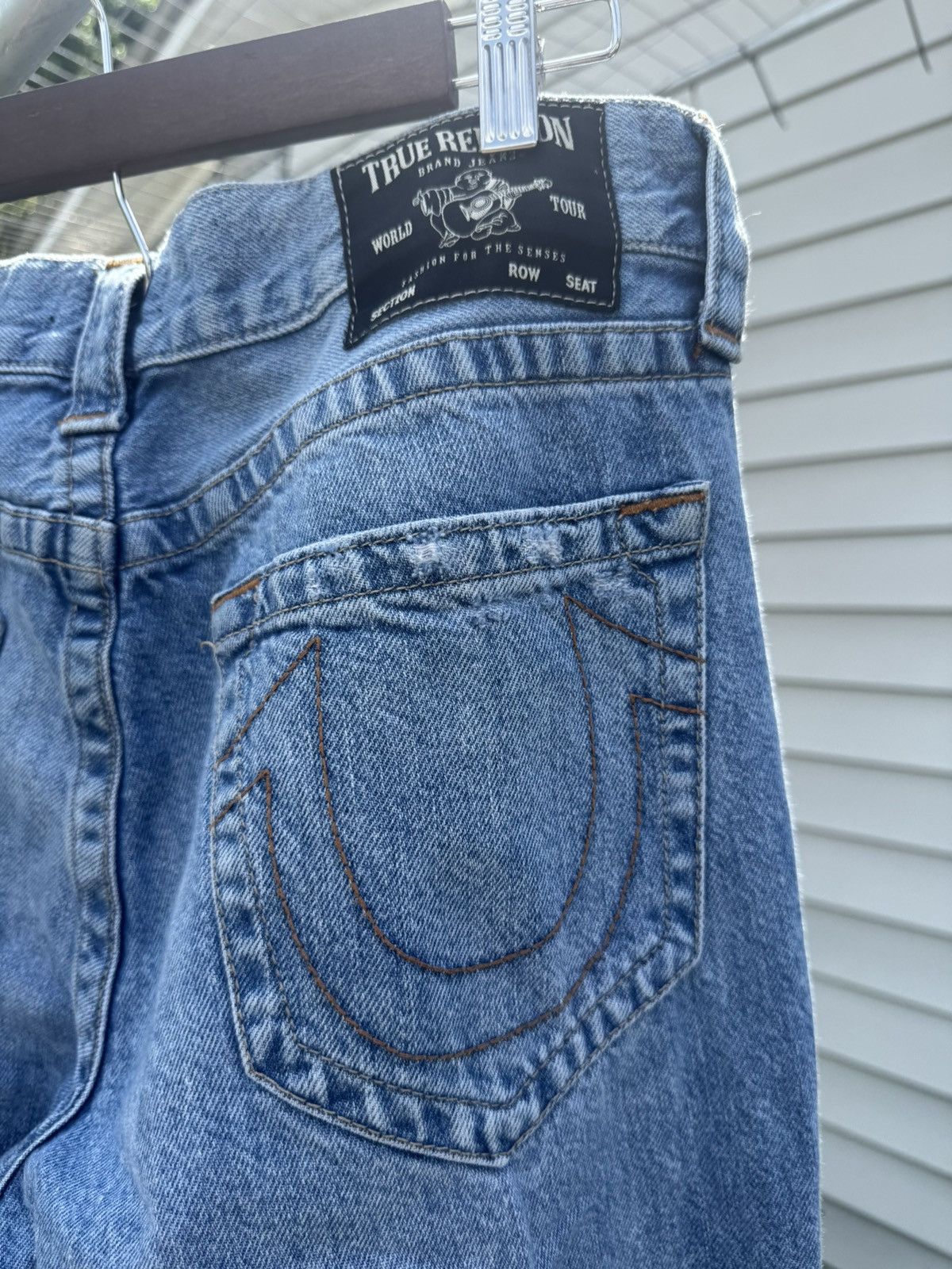 True Religion TRUE RELIGION RICKY STRAIGHT JEANS Size US 33 - 3 Thumbnail