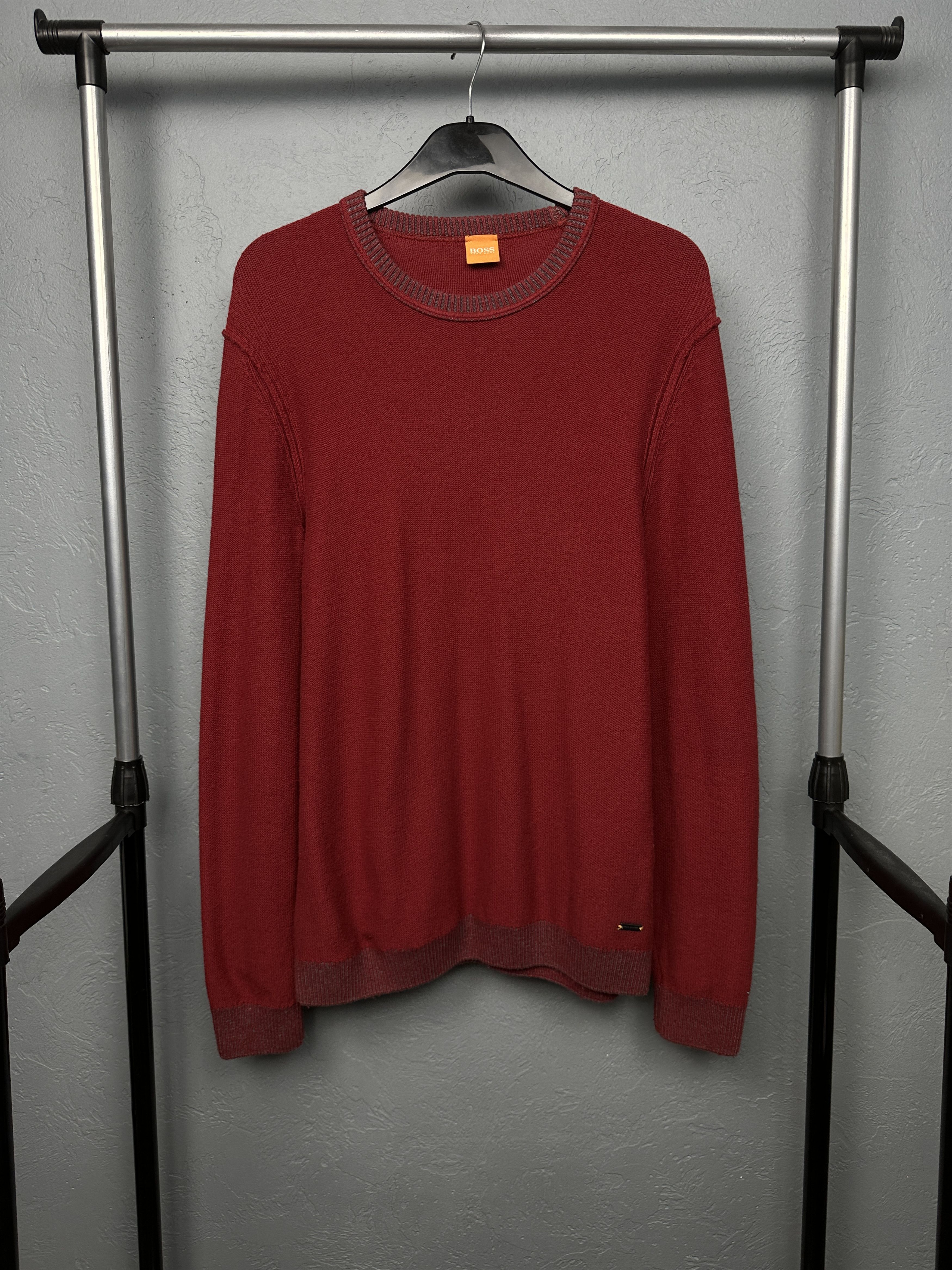 Hugo Boss Hugo Boss Vintage Mens Wool Crew Neck Sweater Size US M / EU 48-50 / 2 - 1 Thumbnail