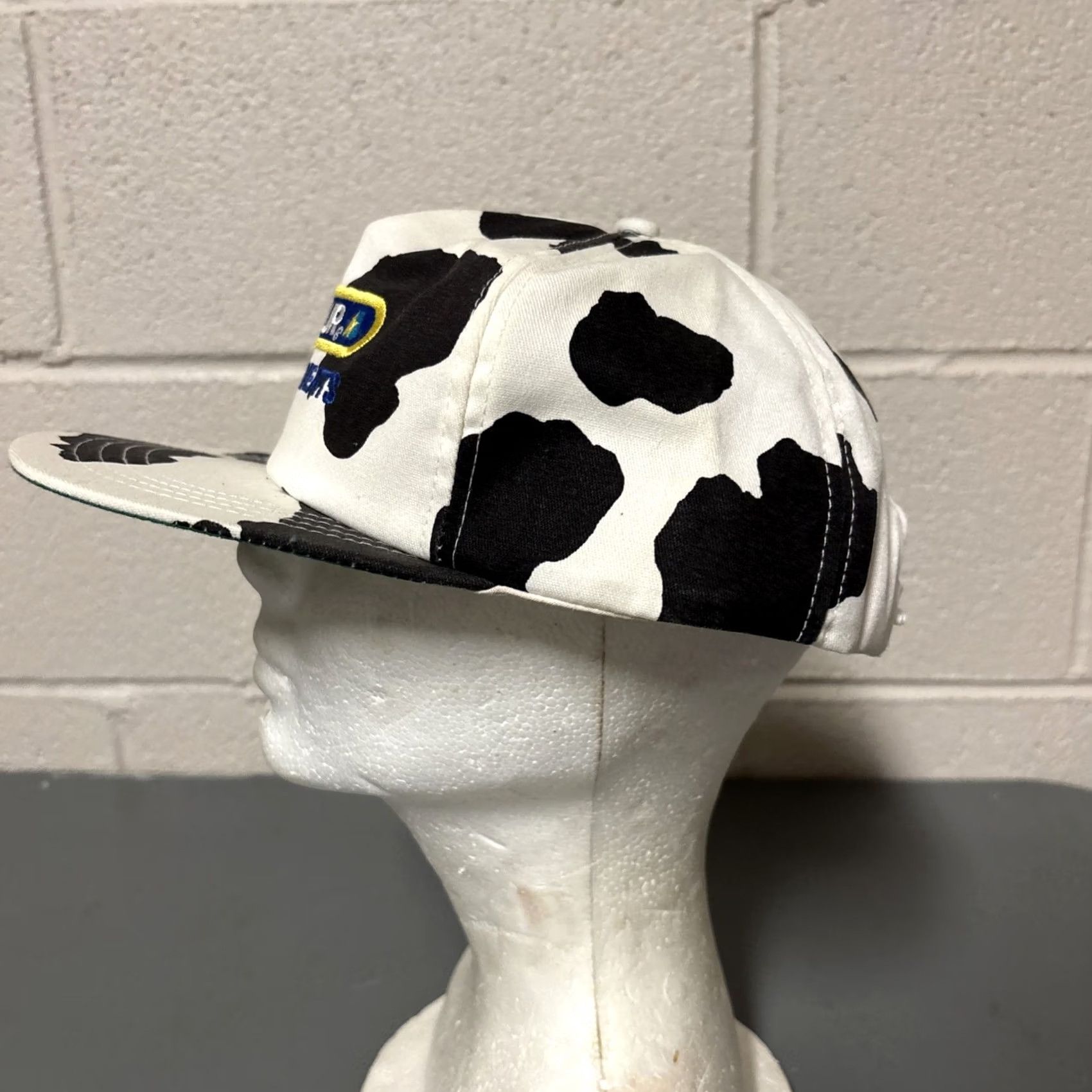 Vintage Armour Canned Meats Holstein Pattern Hat USA One Size Mens Size ONE SIZE - 6 Thumbnail