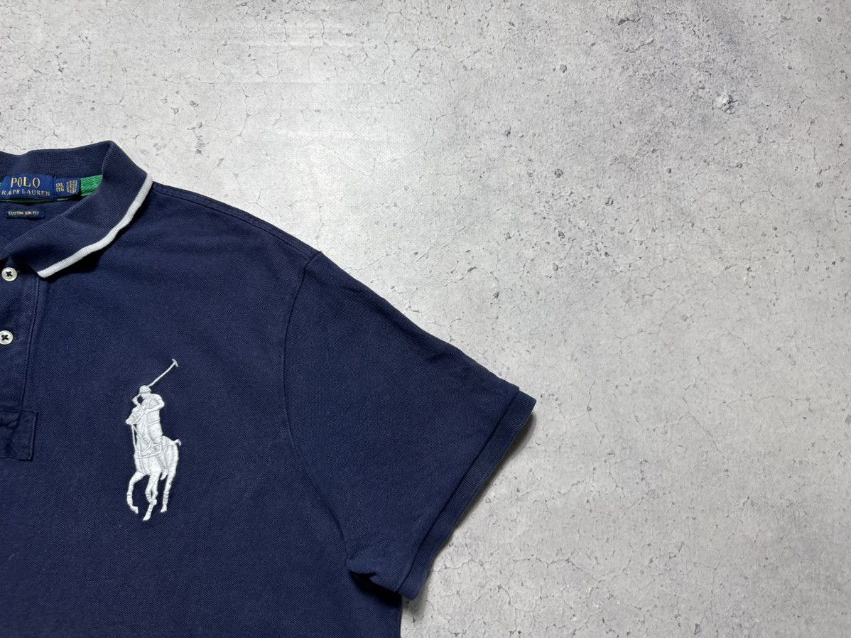 Polo Ralph Lauren Polo Ralph Lauren Big Pony #3 Polo Shirt Vintage PRL Size US XXL / EU 58 / 5 - 2 Thumbnail