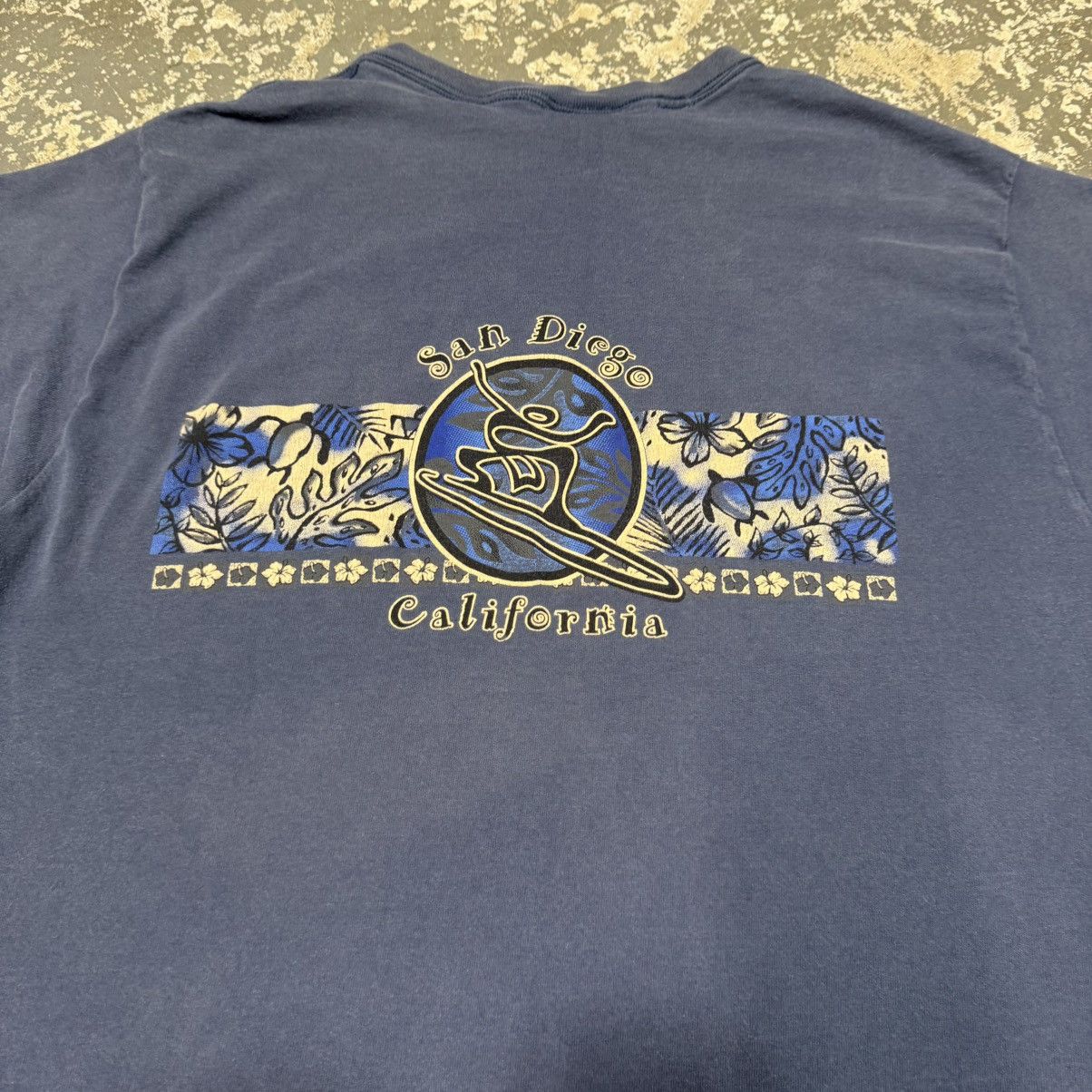 Other Vintage San Diego California Surf Navy Y2K Tshirt Size US L / EU 52-54 / 3 - 9 Thumbnail