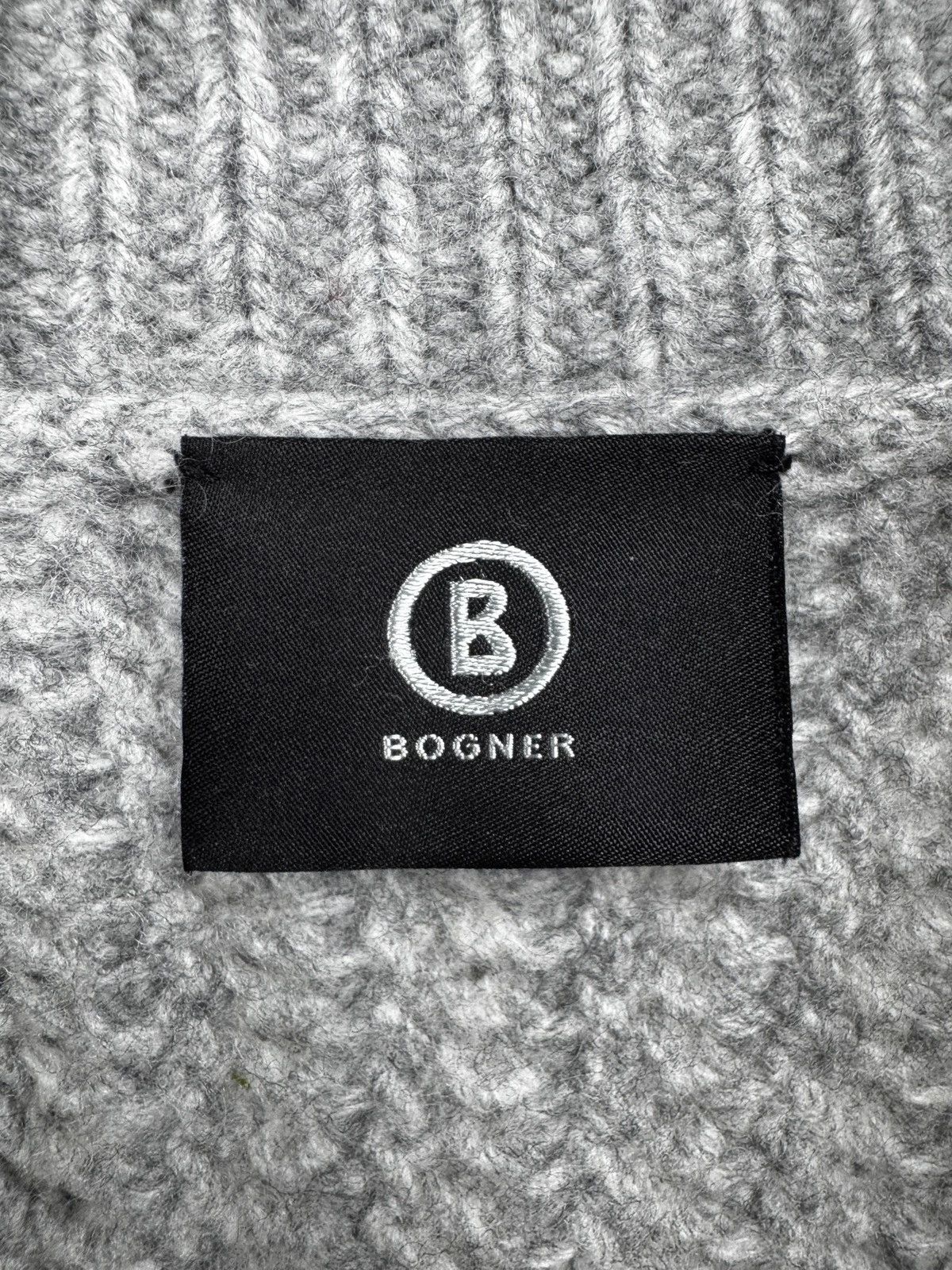 Bogner Bogner grey wool full zip knitwear poncho sweater size M Size M / US 6-8 / IT 42-44 - 8 Thumbnail
