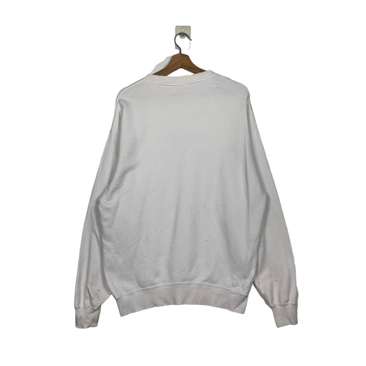 Champion CHAMPION Embroidery Center Logo White Sweatshirt #1579-C71 Size US M / EU 48-50 / 2 - 17 Thumbnail