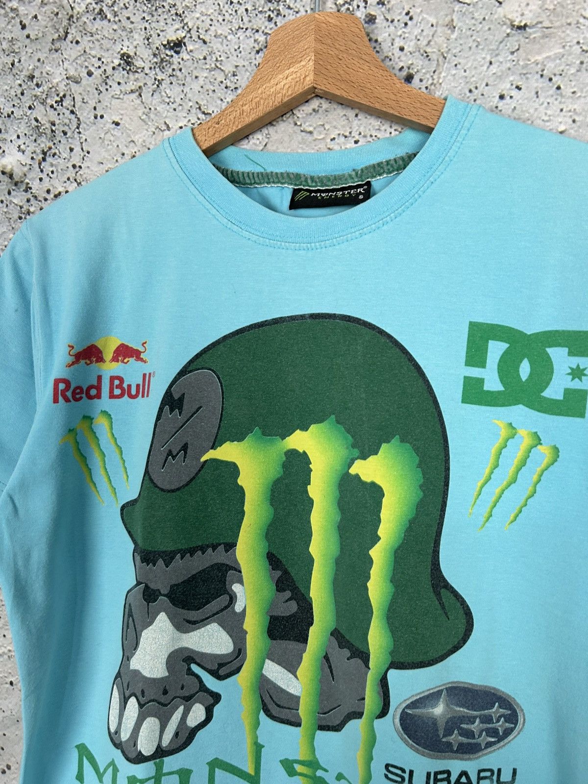 Vintage Monster Energy Vintage Graphic Tee Subaru Racing 90s Rare Size US S / EU 44-46 / 1 - 3 Thumbnail