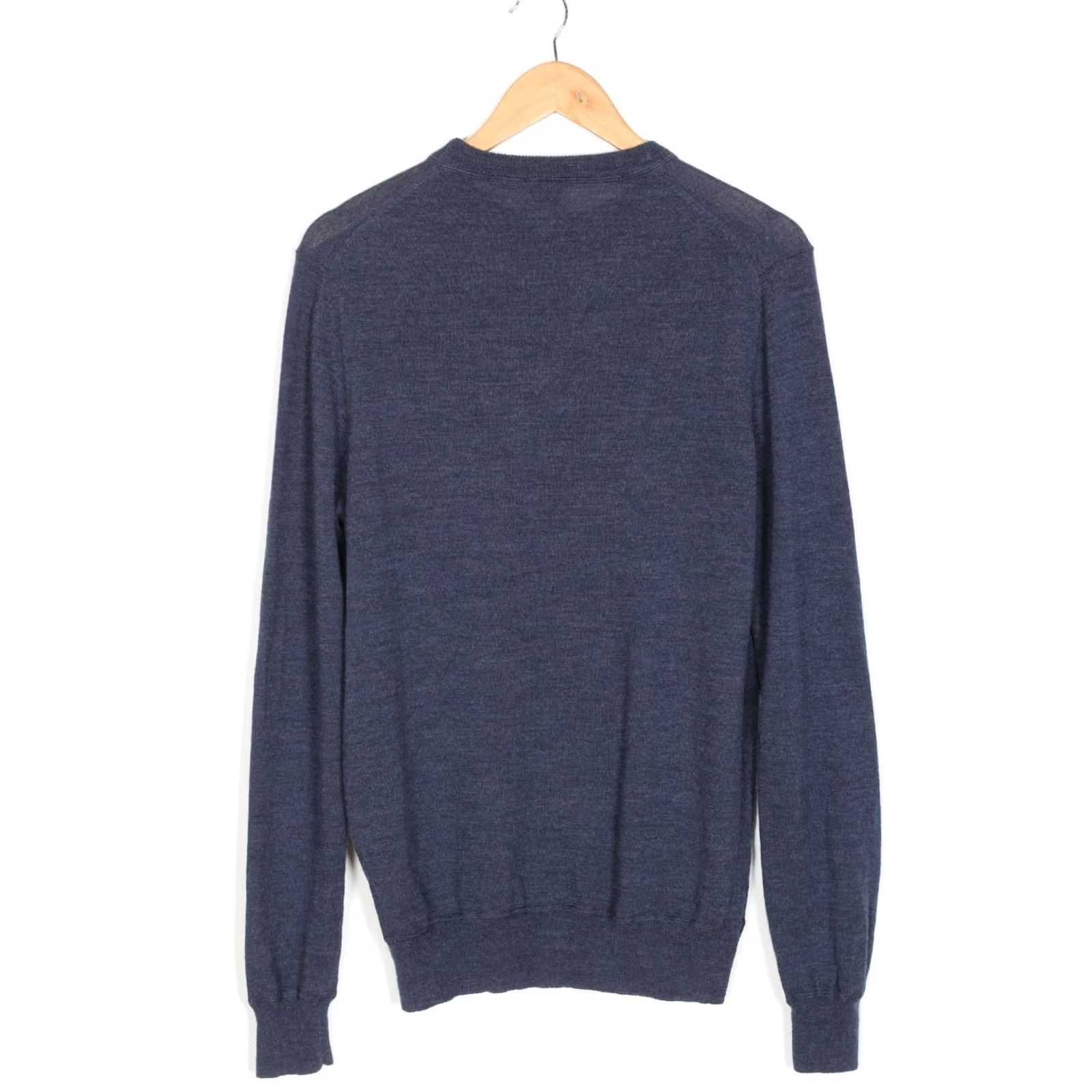 Helly Hansen Helly Hansen Crew Neck Merino Wool Jumper Sweater Men L Blue VR3606 Size US L / EU 52-54 / 3 - 2 Thumbnail