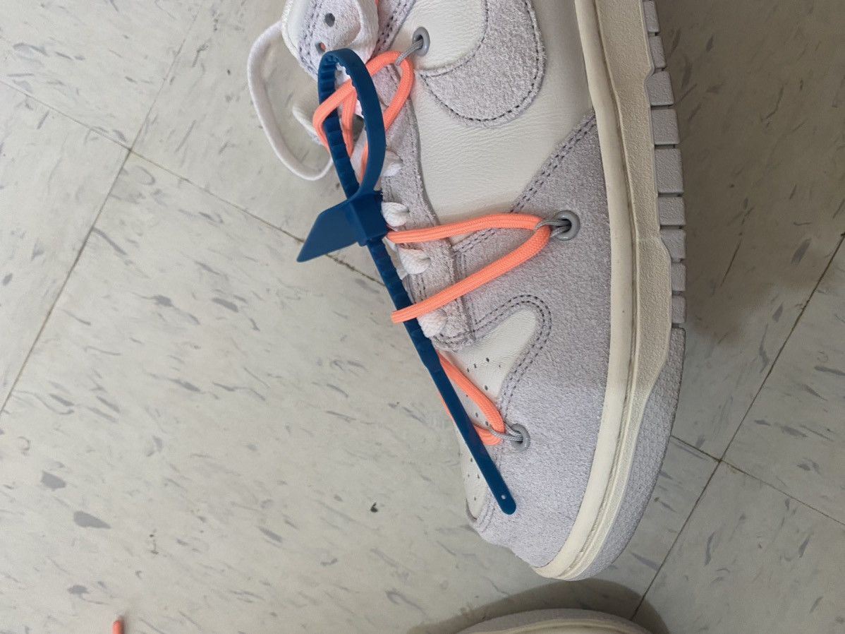 Nike × Off-White Nike dunk low off white Size US 11 / EU 44 - 9 Thumbnail