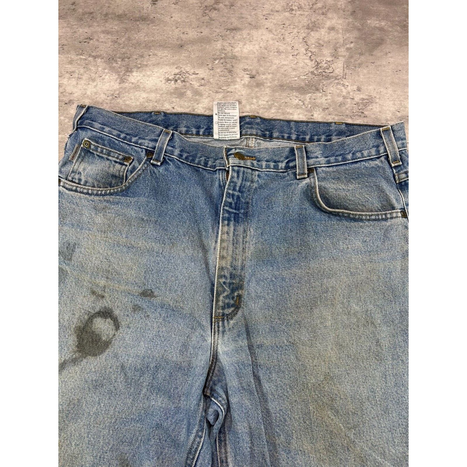 Carhartt Carhartt Traditional Fit Light Wash Denim Pants Size 39 Size US 39 - 4 Thumbnail