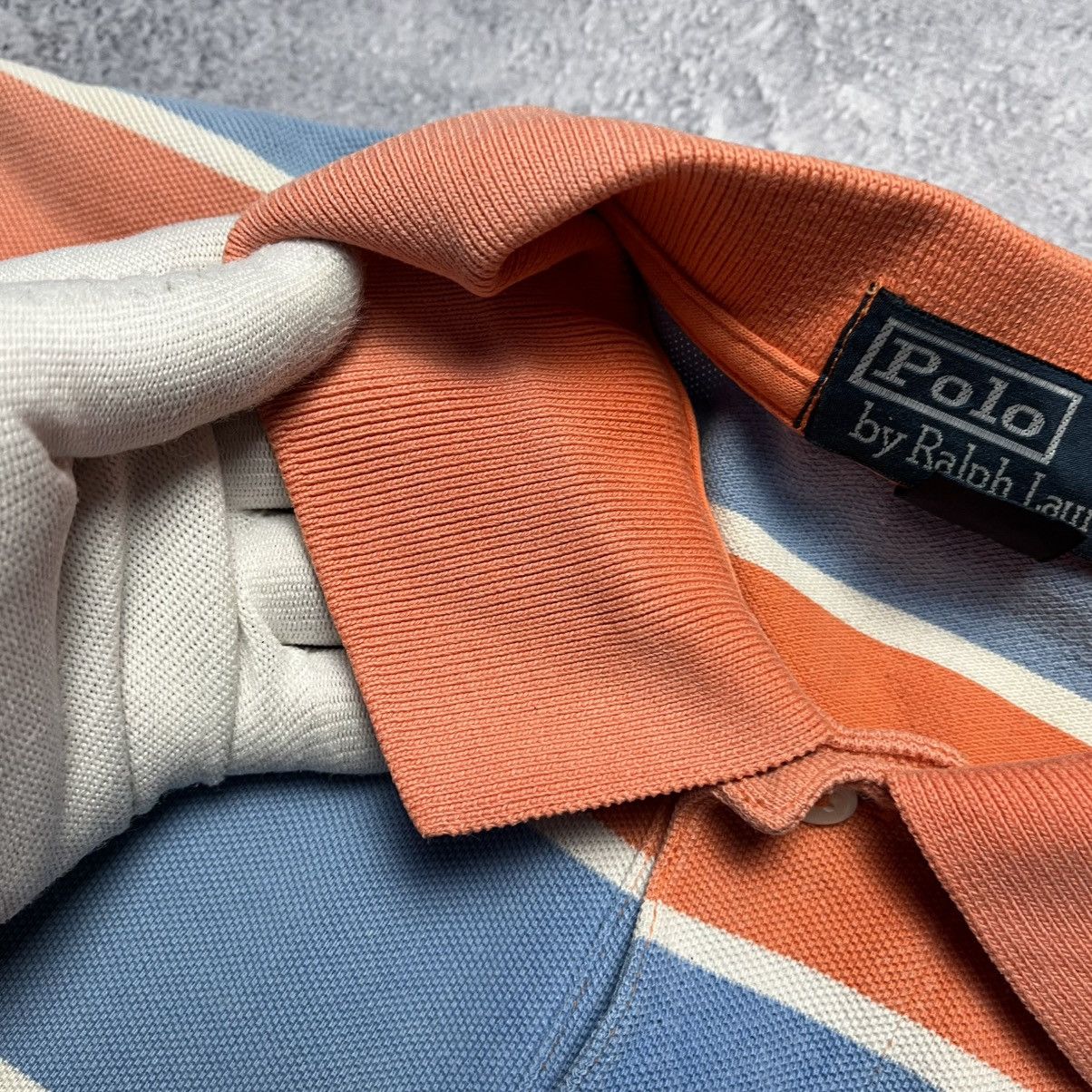 Polo Ralph Lauren × Vintage Vintage Polo Ralph Lauren Striped Polo Shirt Tee Streetwear Size US M / EU 48-50 / 2 - 7 Thumbnail