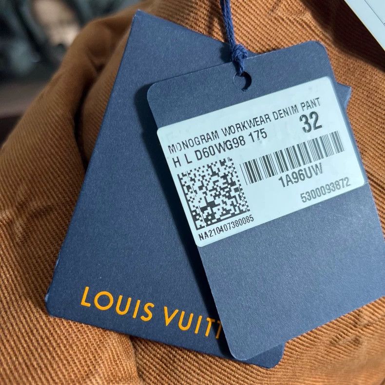 Louis Vuitton Louis Vuitton Khaki Logo Jeans New Arrival-yf Size US 32 / EU 48 - 7 Thumbnail