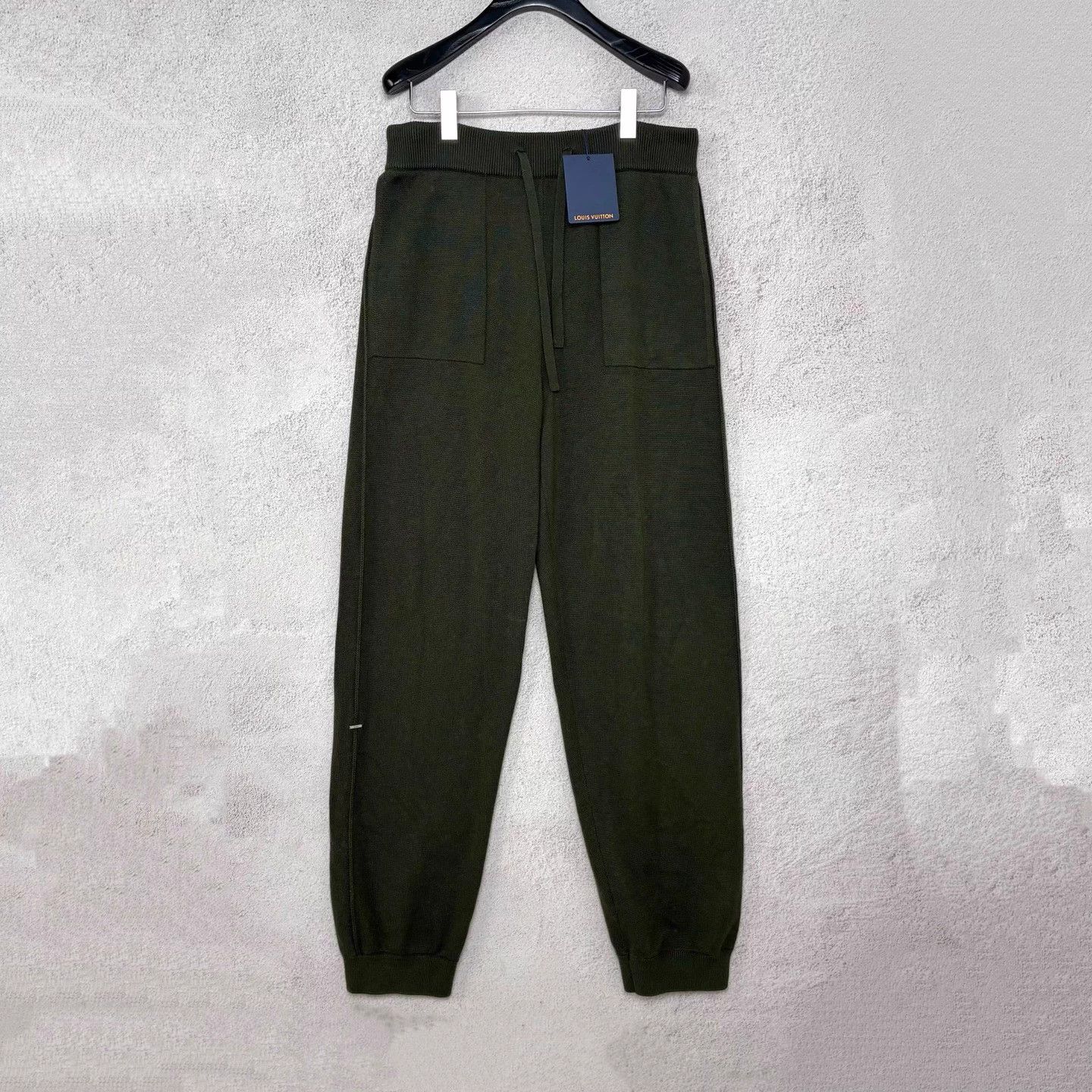 Louis Vuitton LV Deep Green Cashmere DNA Pants L 99 Size 34" / US 12 / IT 48 - 1 Thumbnail