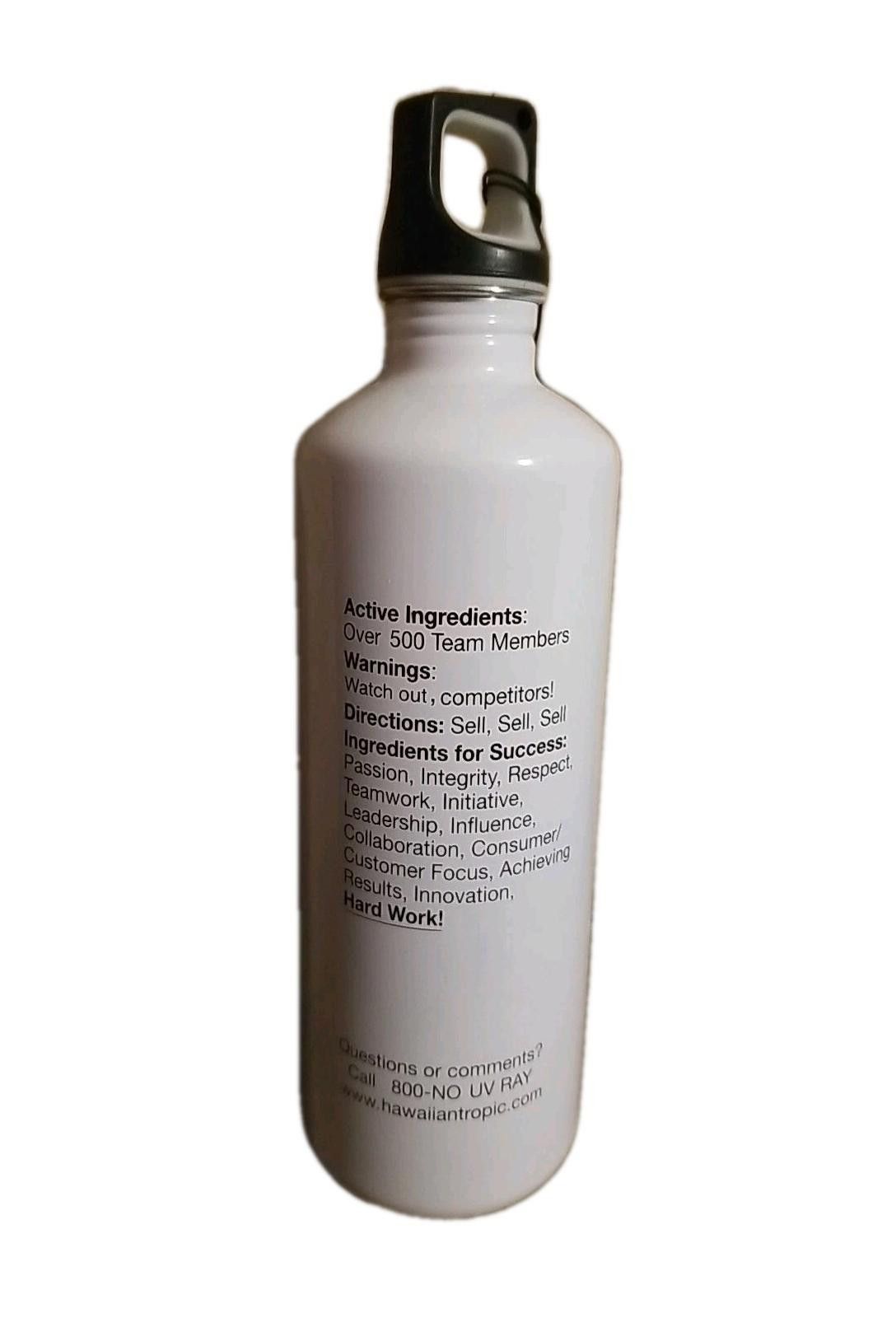 Other Hawaiian Tropic h2go SS Water Bottle 24 oz 2010 RARE! Size ONE SIZE - 2 Thumbnail