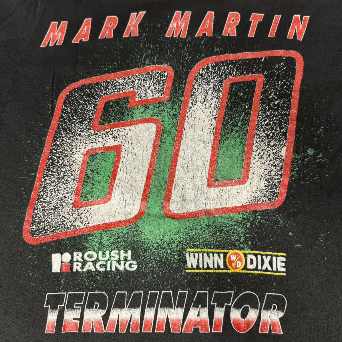 NASCAR × Vintage VINTAGE NASCAR MARK MARTIN TEE FADED BLACK Size US XL / EU 56 / 4 - 4 Thumbnail