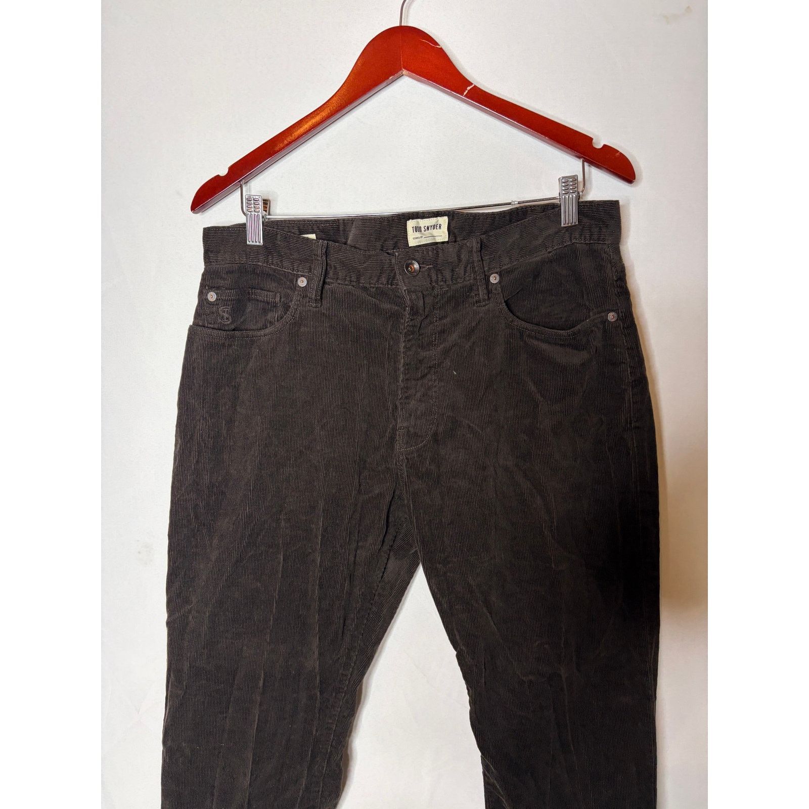 Todd Snyder Todd Snyder chocolate brown corduroy chino pants 32x32 Size US 32 / EU 48 - 2 Thumbnail