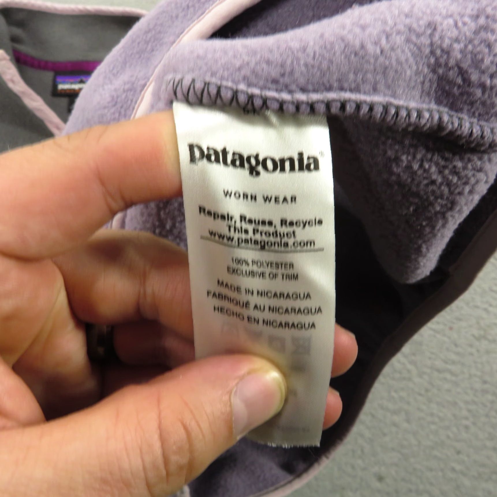 Patagonia Patagonia Jacket Womens XS Lightweight Synchilla Fleece Snap T Lilac Extra Small Size XS / US 0-2 / IT 36-38 - 6 Thumbnail