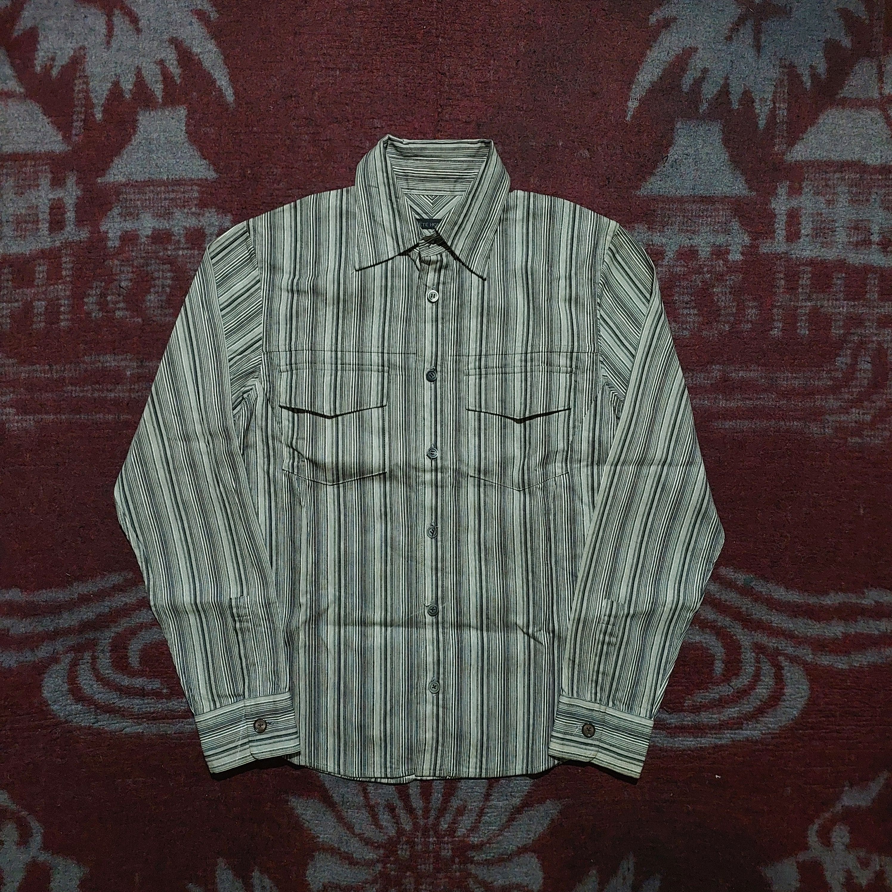Issey Miyake Tete Homme issey miyake button up L/s shirt Size US M / EU 48-50 / 2 - 1 Thumbnail