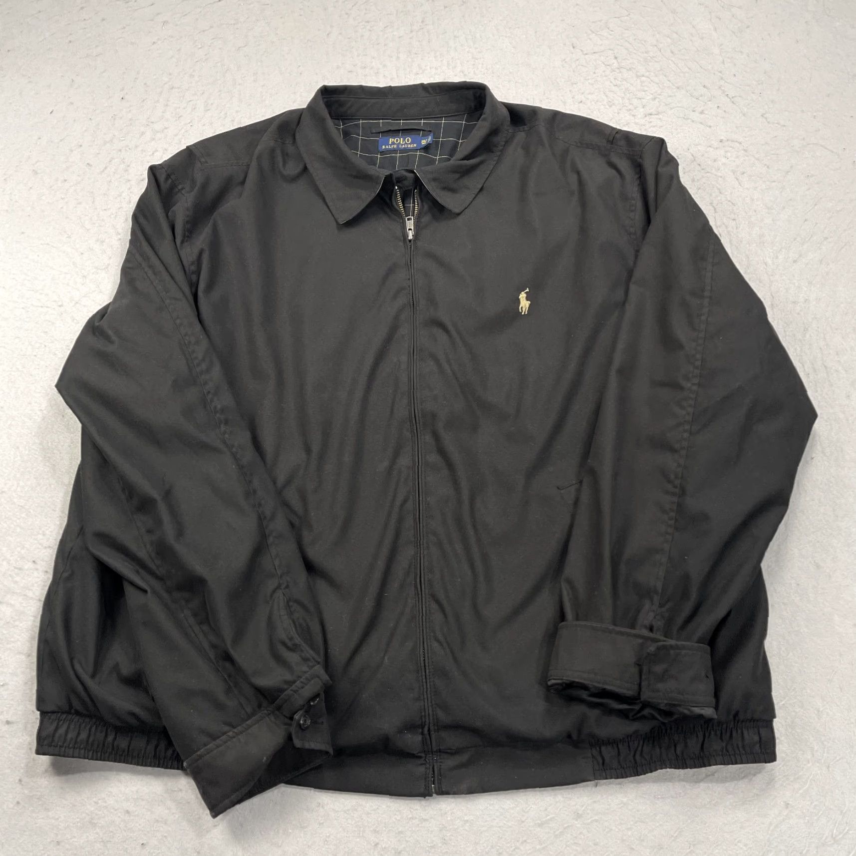 Polo Ralph Lauren Polo Ralph Lauren Jacket Mens 3XLT Tall Black Lined Bomber Full Zip Classic Size US XXL / EU 58 / 5 - 2 Thumbnail