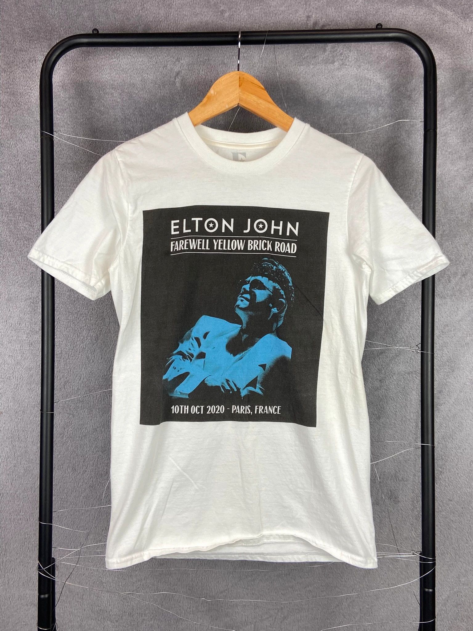 Vintage Elton John tour concert tee vintage 90s band rock pop S Size US S / EU 44-46 / 1 - 1 Thumbnail