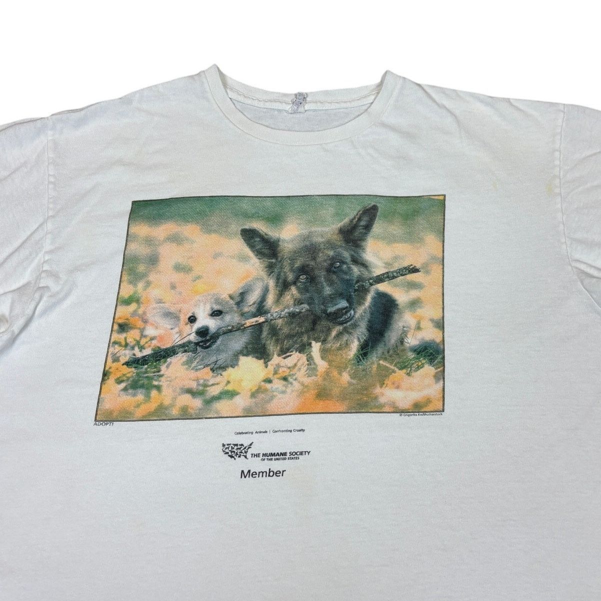 Vintage Vintage Humane Society Dog T Shirt Women's Large Corgi Size L / US 10 / IT 46 - 1 Thumbnail