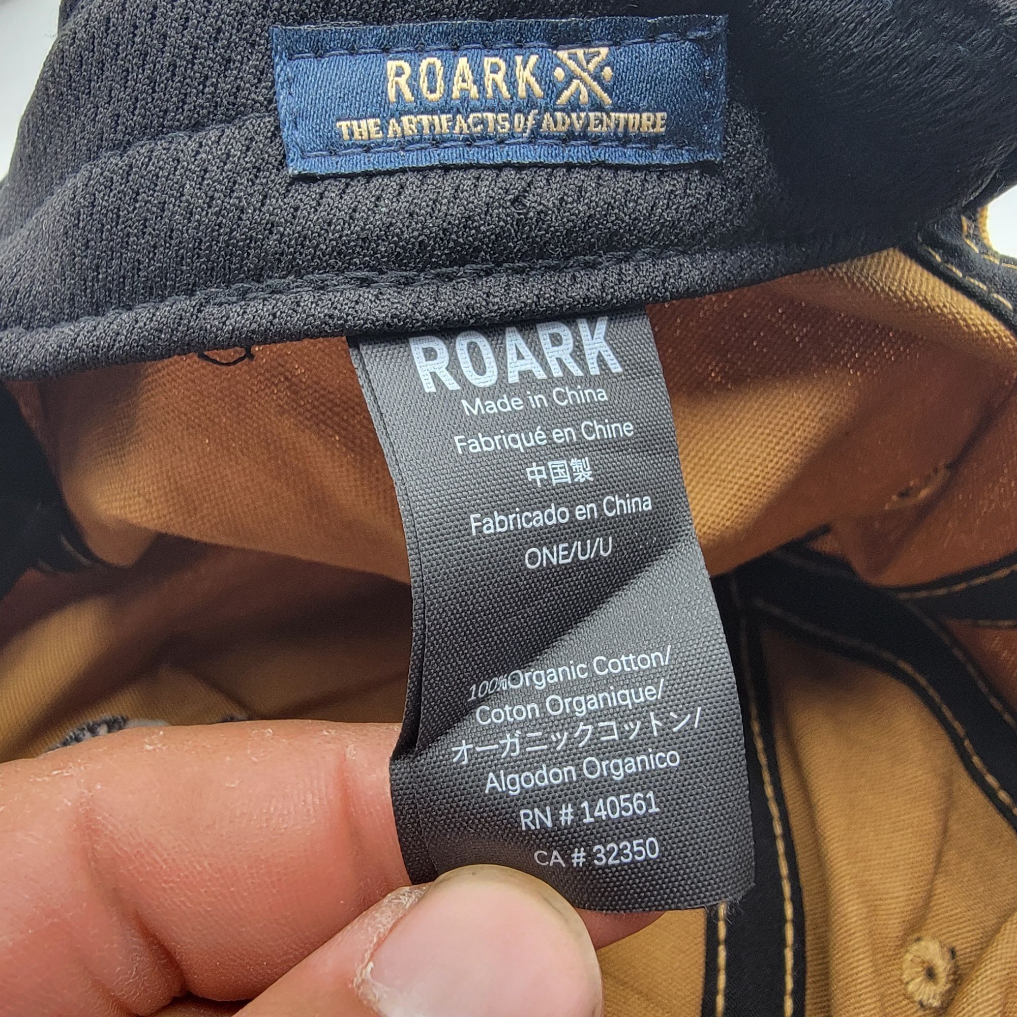 Roark Roark Mens Brown Messenger 5 Panel Snapback Hat Outdoors Cas Size ONE SIZE - 6 Thumbnail