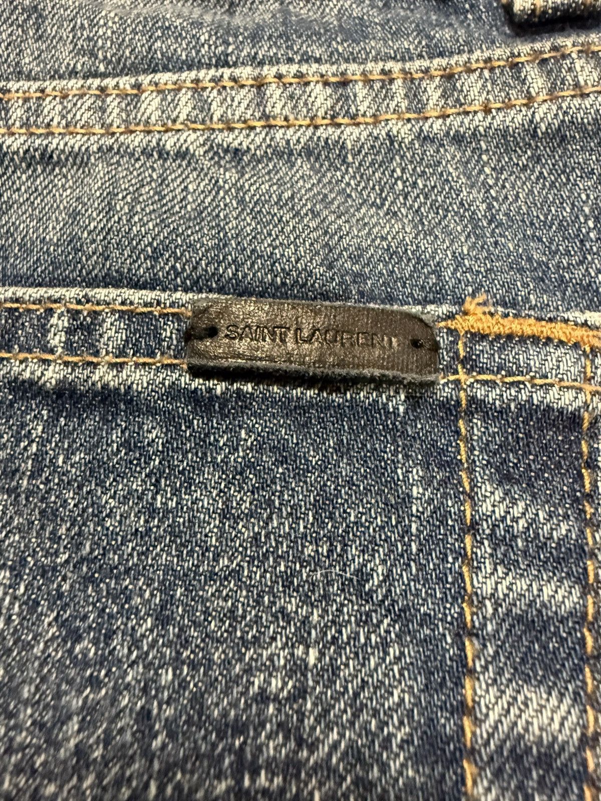 Saint Laurent Paris Saint laurent distressed jean shorts Size US 32 / EU 48 - 4 Thumbnail