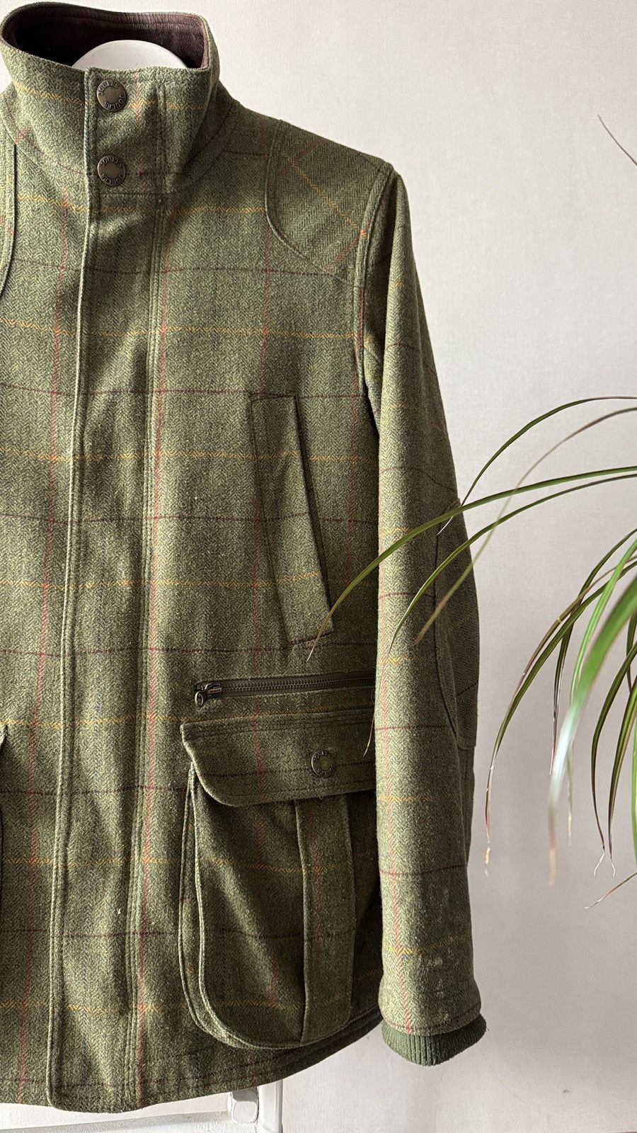 Vintage Boldly British Tweed Hunting Fishing Shooting Farm Jacket Size US S / EU 44-46 / 1 - 3 Thumbnail