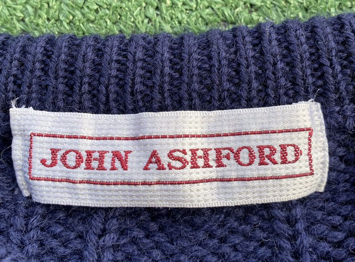 John Ashford Vintage 90’s John Ashford Striped 100% Wool Sweater Medium Size US M / EU 48-50 / 2 - 5 Thumbnail