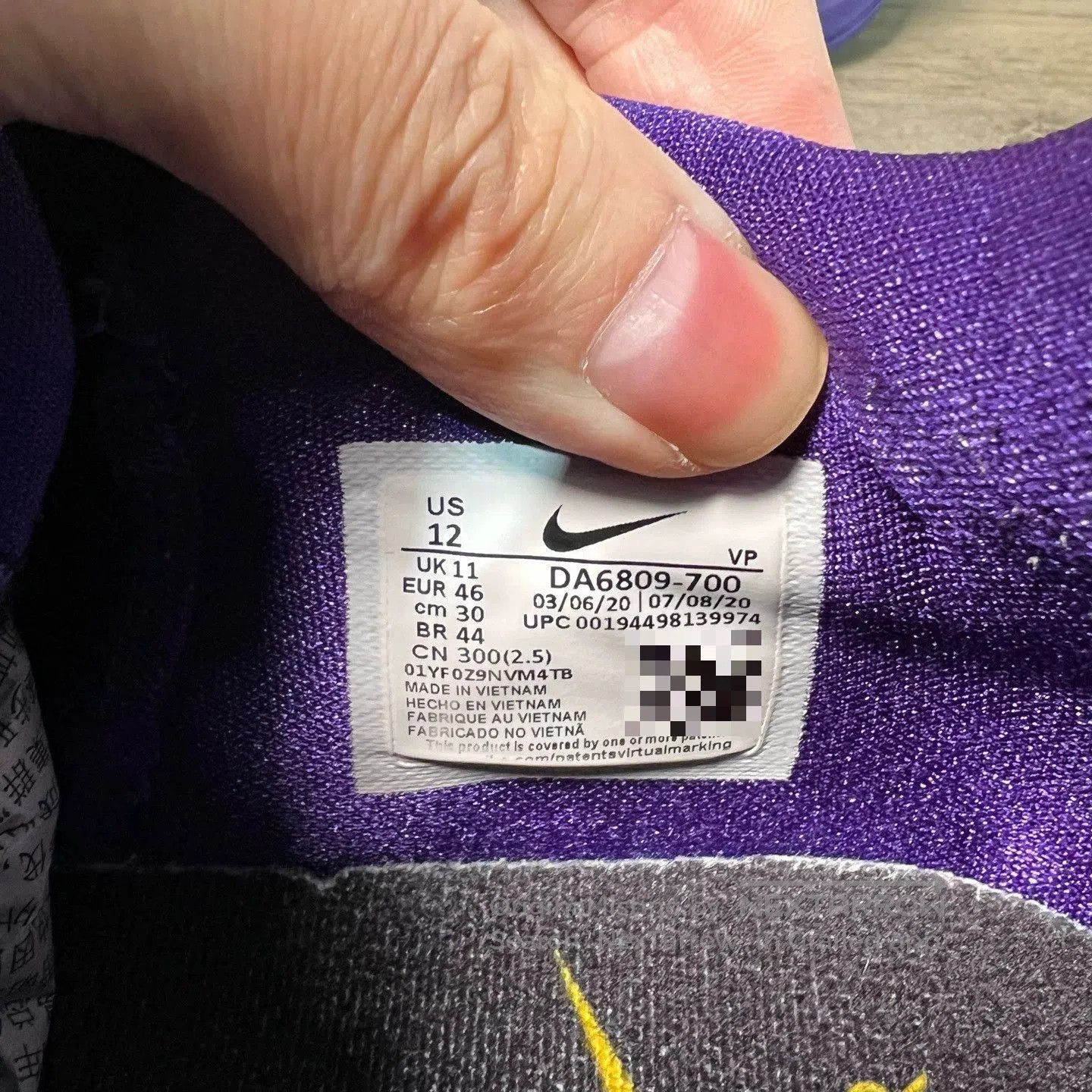 Nike Nike Zoom Kobe 5 DA6809. Size US 12 / EU 45 - 7 Thumbnail