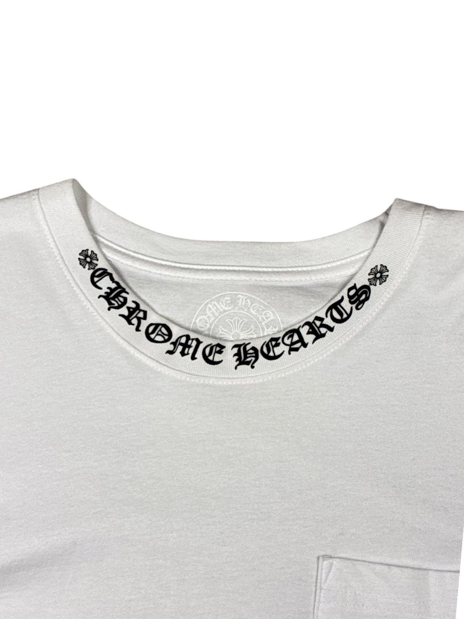 Chrome Hearts Chrome Hearts Neck Logo Long Sleeve Crewneck Size US XL / EU 56 / 4 - 2 Thumbnail