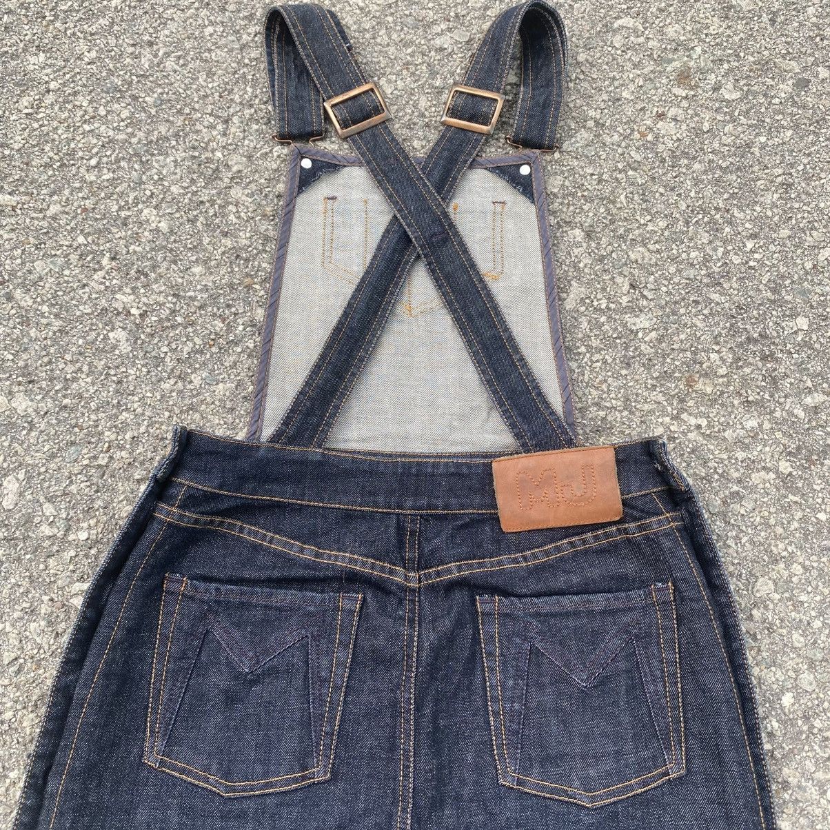 Marc Jacobs ARCHIVAL MARC JACOBS INDIGO DENIM PINAFORE DRESS Size S / US 4 / IT 40 - 3 Thumbnail