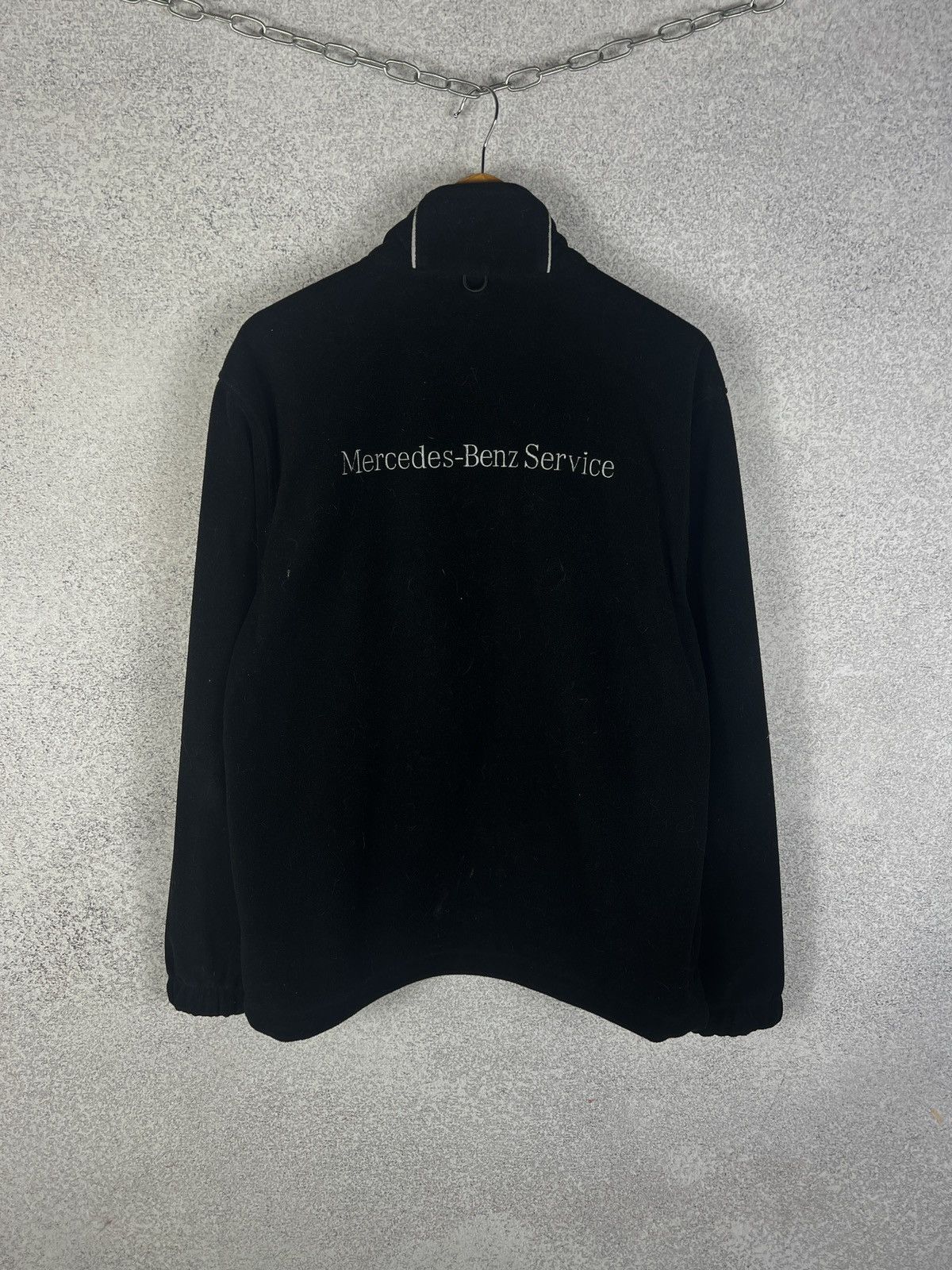 Mercedes-Benz Vintage Mercedes Benz Full Zip Fleece Jacket Size US L / EU 52-54 / 3 - 2 Thumbnail