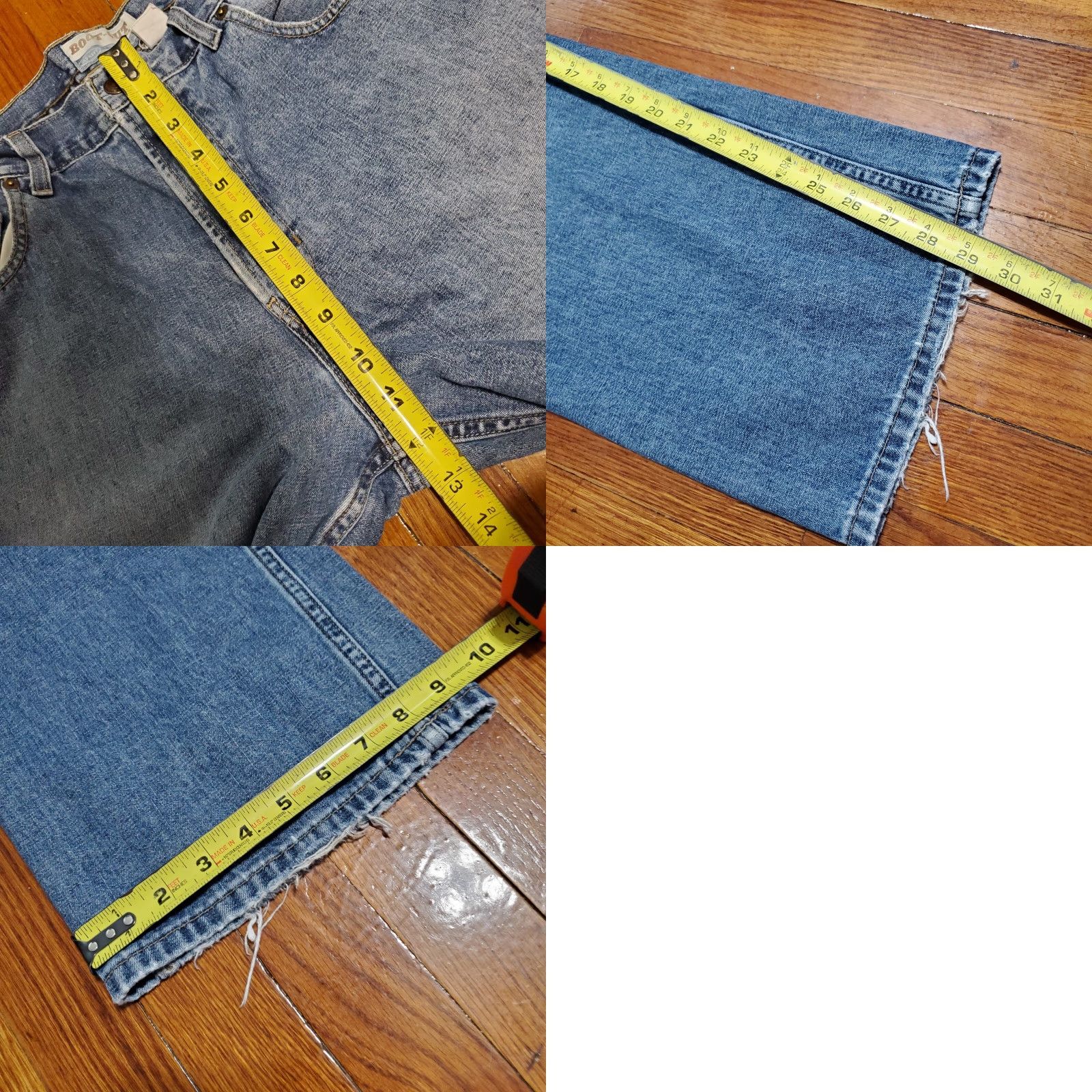 Old Navy VTG Old Navy Jeans Mens 34x30 Bootcut Distressed 90s Grunge Boot Cut 5-Pocket Denim Blue Cotton Regular Old Navy The Authentic Boot-Cut Mens Jeans Size US 34 / EU 50 - 9 Thumbnail