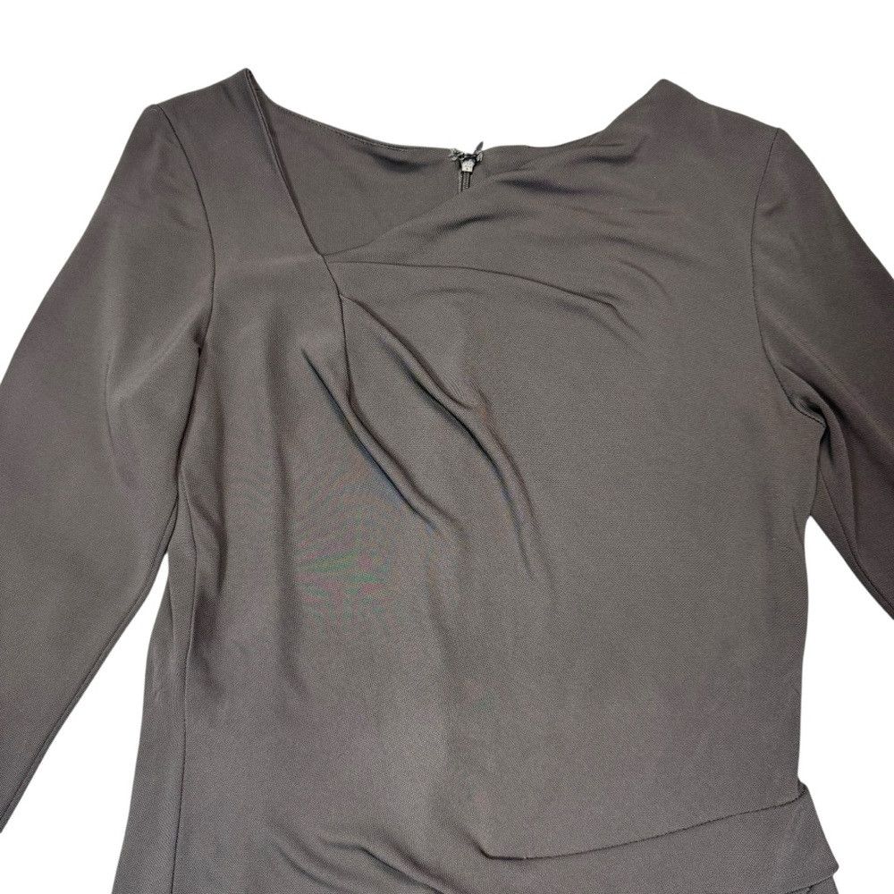Other Andy The Anh Long Sleeve Asymmetrical Neck Grey Dress Size Size M / US 6-8 / IT 42-44 - 5 Thumbnail