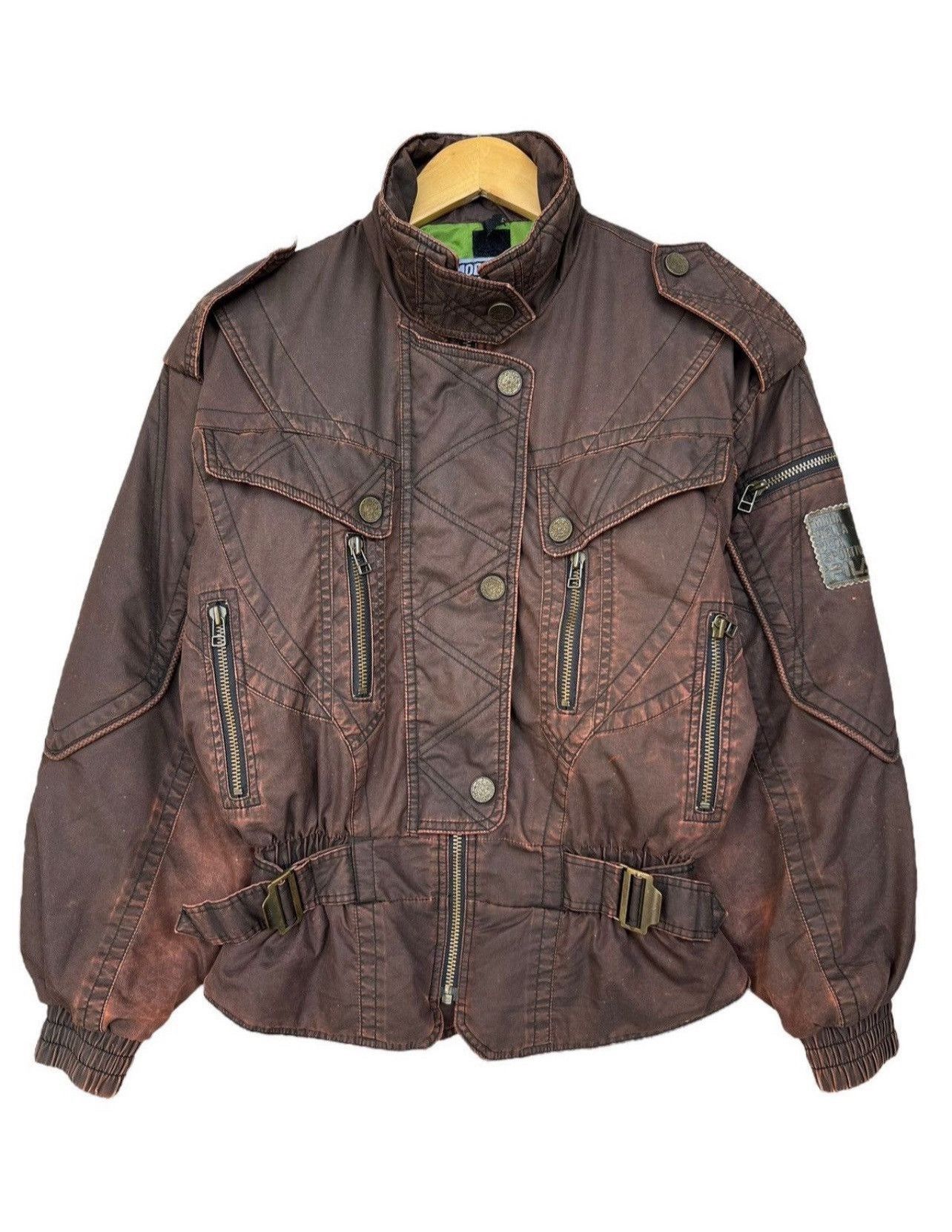 Fila Vintage Sun Faded Fila MA-1 Distressed ParaBomber Jacket Size US M / EU 48-50 / 2 - 2 Thumbnail