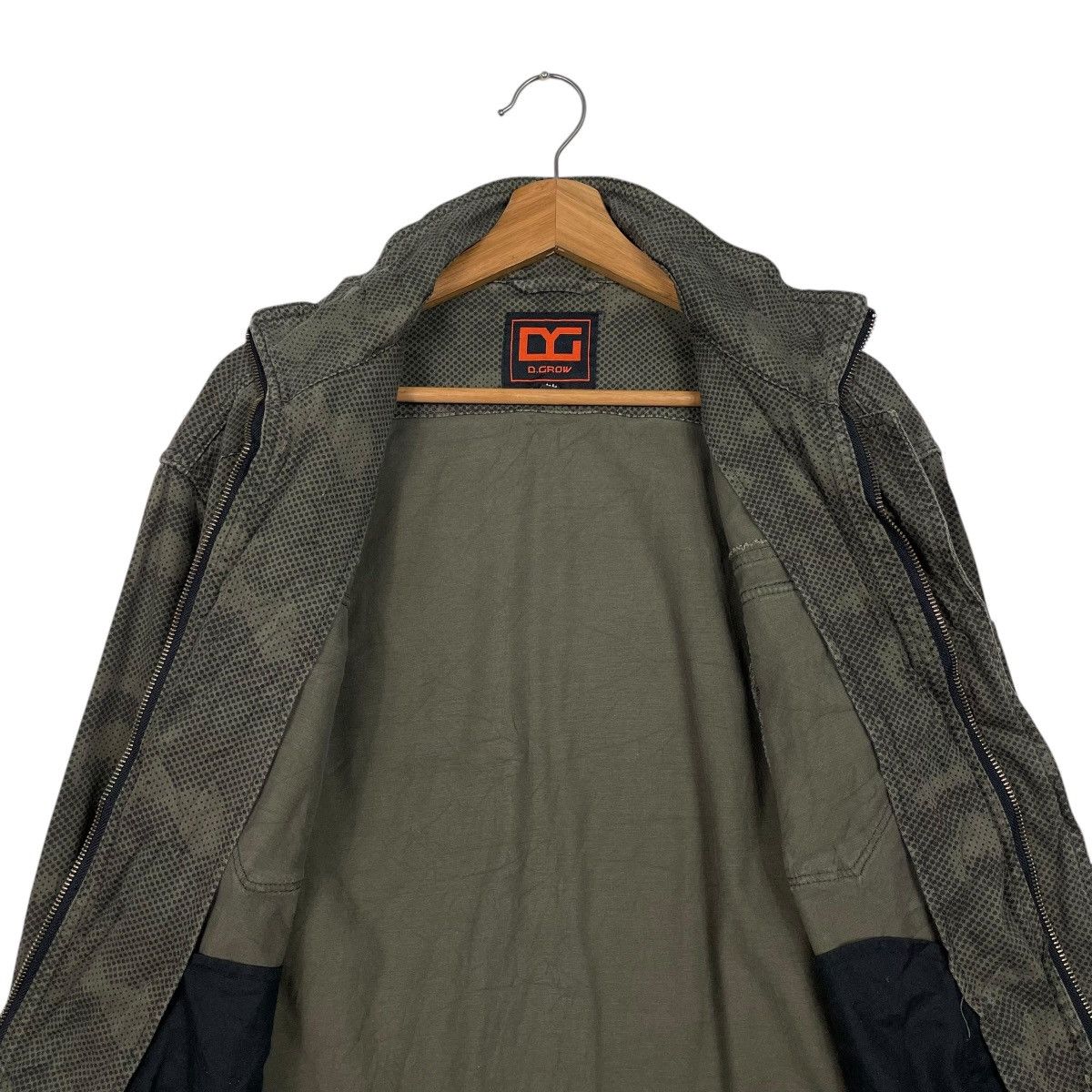 Japanese Brand Japanese Brand D.Grow Camo Zipper Jacket Size US M / EU 48-50 / 2 - 12 Thumbnail