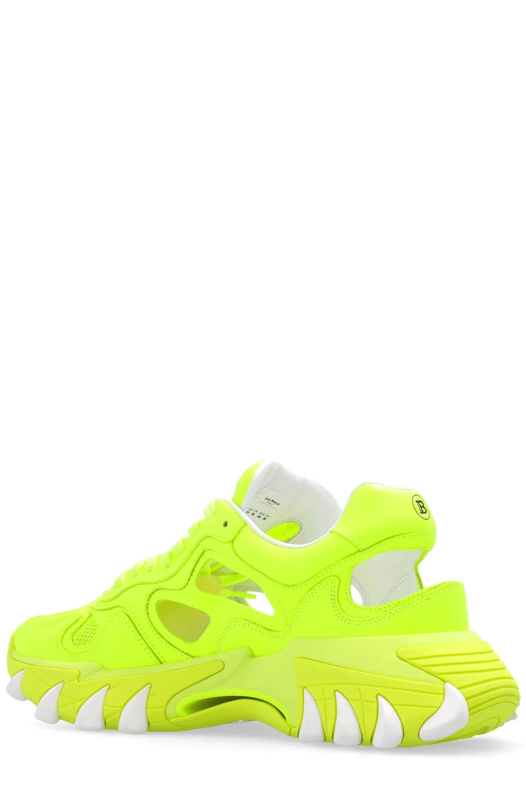 Balmain o1s1wg110325 Cut Out Detailed Trainers in Yellow Size US 10 / EU 43 - 3 Thumbnail