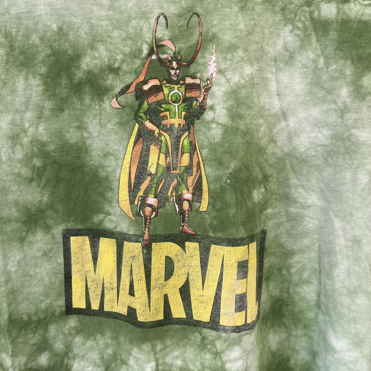 Marvel Comics Marvel LOKI Box Logo Adult Tie Dye Tee BoxLunch Exclusive Size US L / EU 52-54 / 3 - 3 Thumbnail