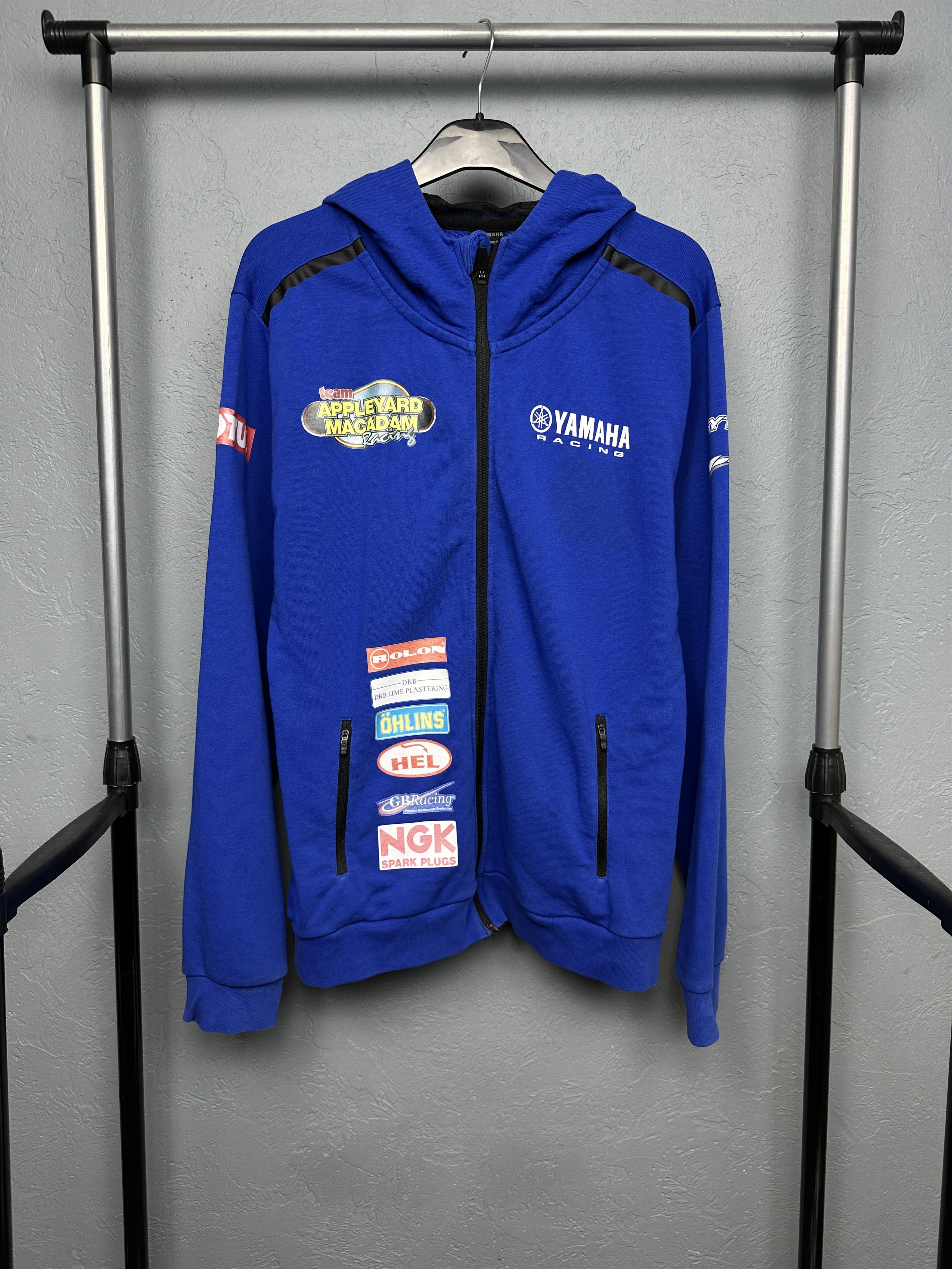 Yamaha Yamaha Racing Team Mens Zip Hoodie Size US XL / EU 56 / 4 - 1 Thumbnail