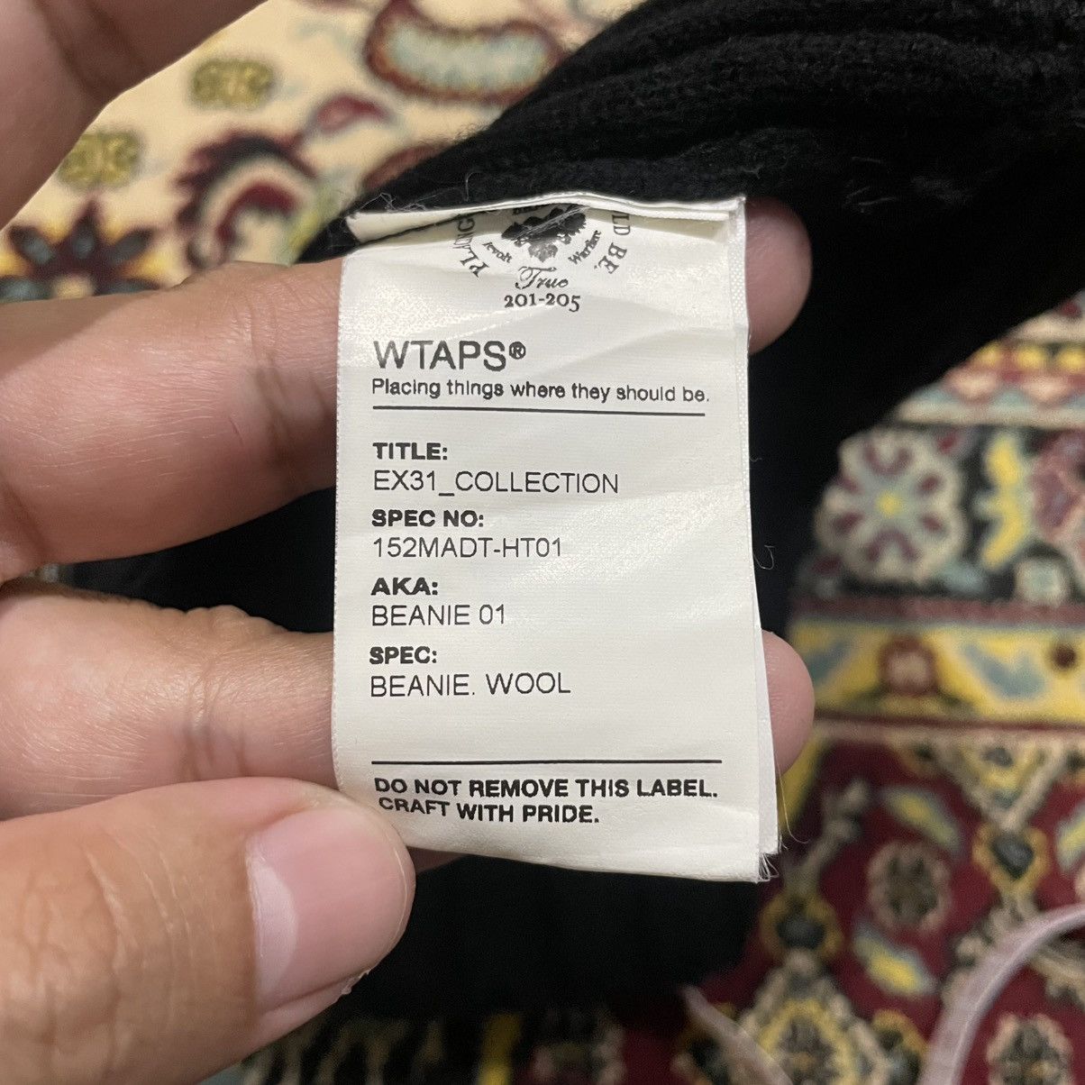 Designer × Japanese Brand × Wtaps wtaps black beanie japan made Size ONE SIZE - 6 Thumbnail