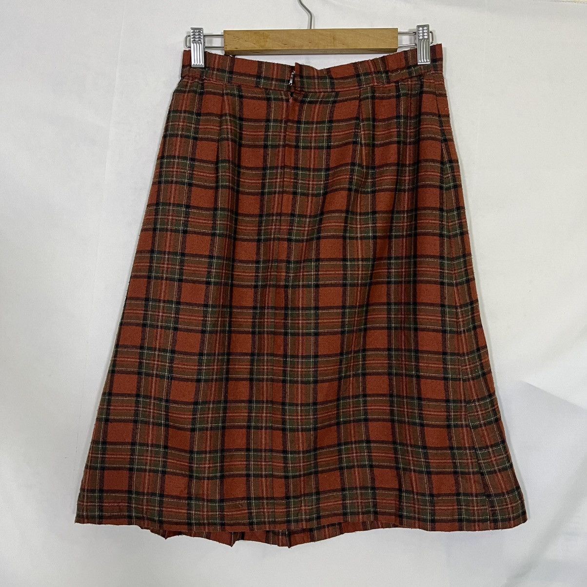 Japanese Brand JAPANESE BRAND PLEATED TARTAN GOTHIC PUNK SKIRT Size 28" / US 6 / IT 42 - 3 Thumbnail