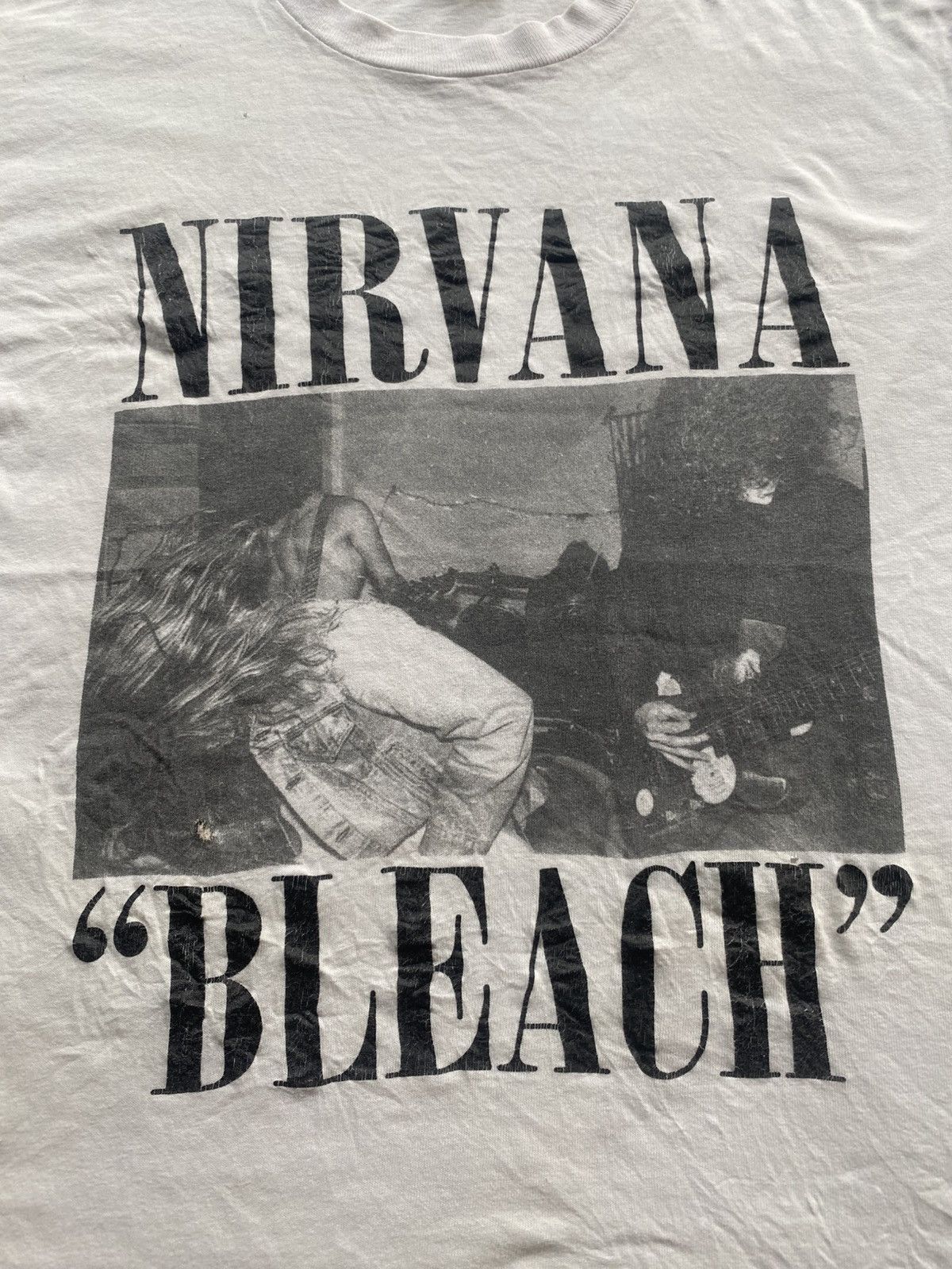 Band Tees Vintage Nirvana Bleach single stich Distress Size US M / EU 48-50 / 2 - 3 Thumbnail