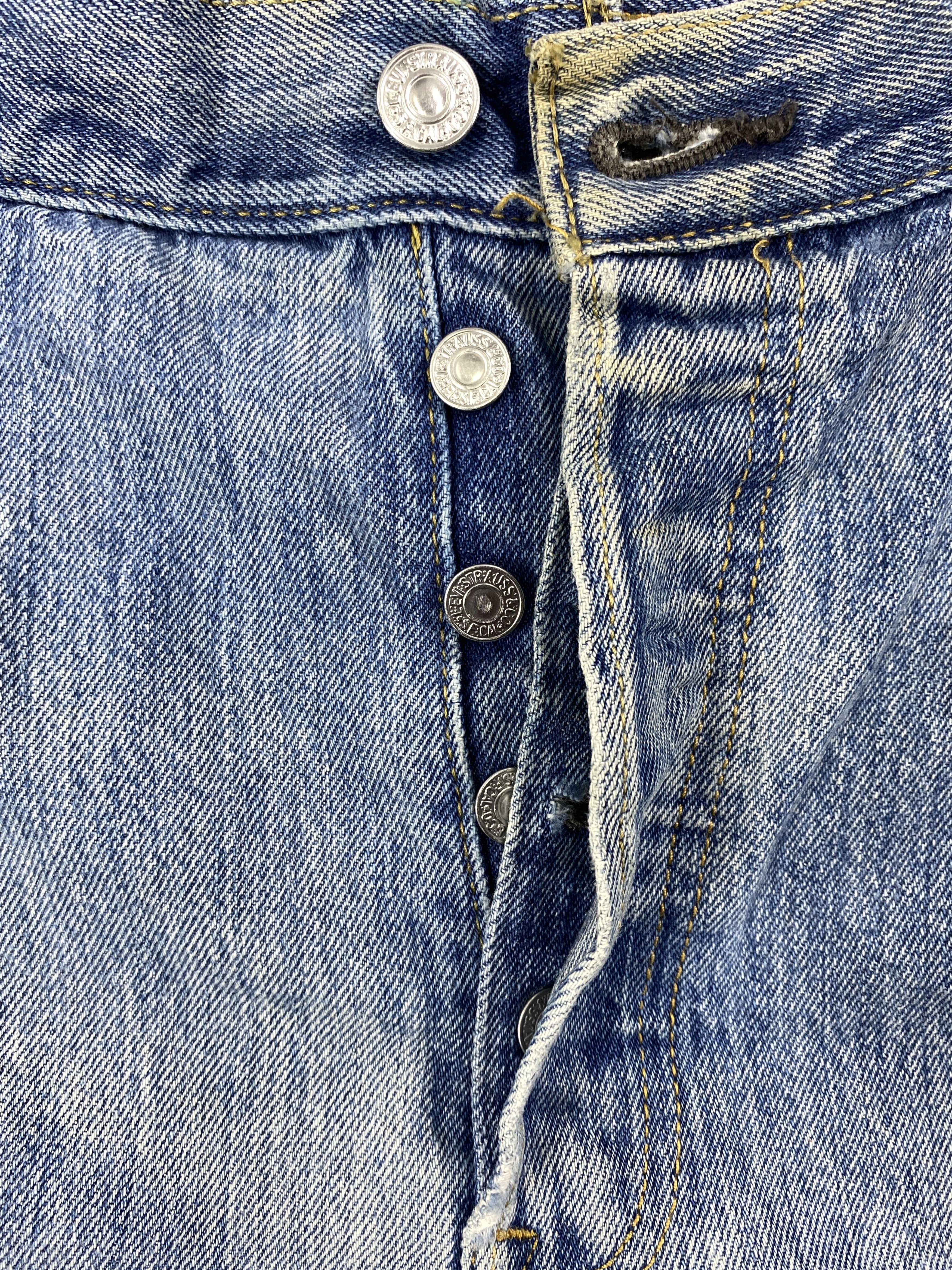 Japanese Brand Light Blue Wash Vintage Levi's 501 34x31.5 Denim -JN1646 Size US 34 / EU 50 - 6 Thumbnail