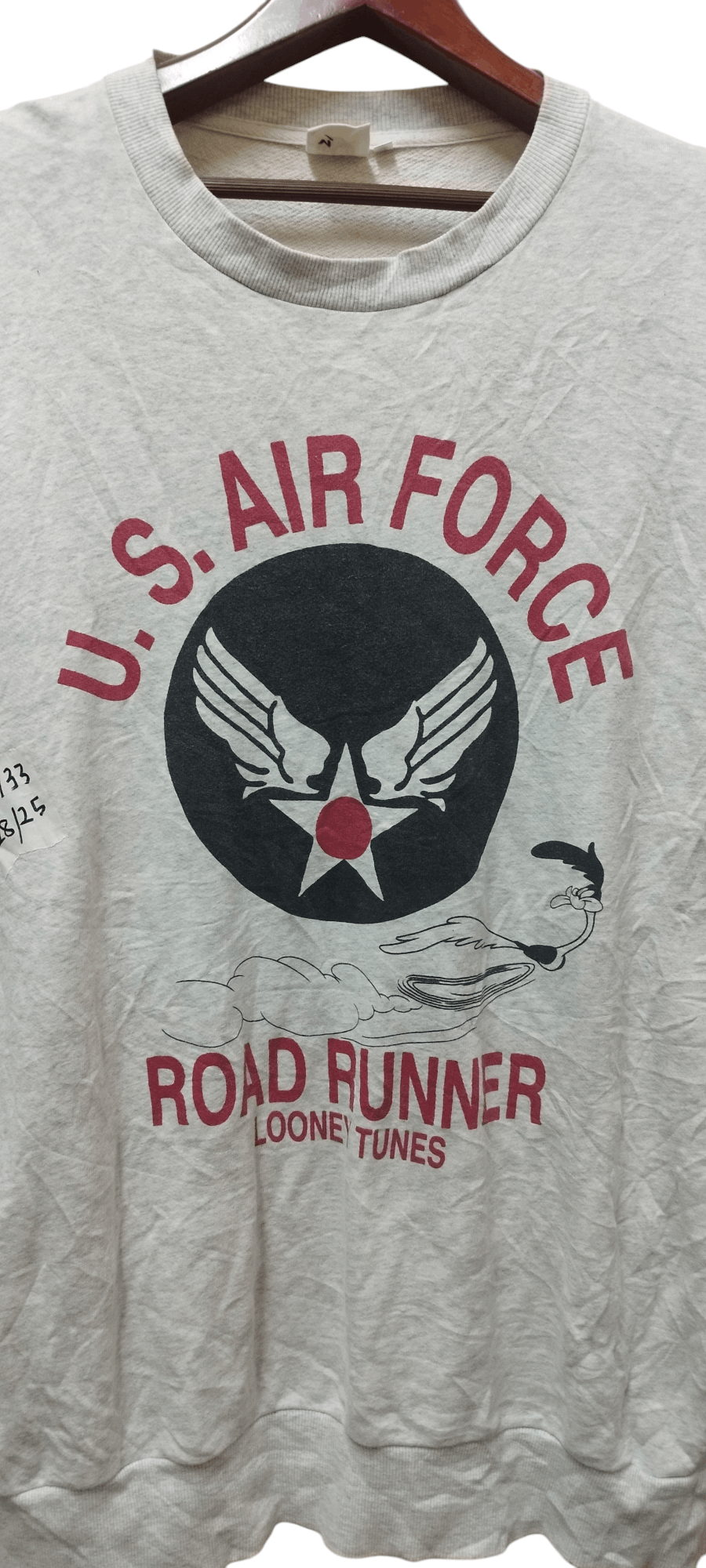Warner Bros Vintage Warner Bros Road Runner U.S. Army Sweatshirt Size US XXL / EU 58 / 5 - 5 Thumbnail