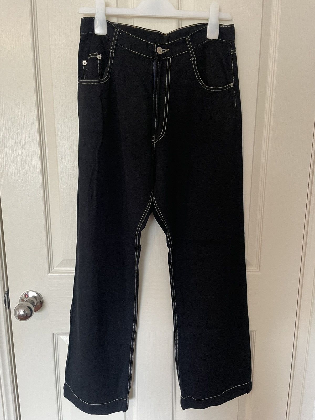 Other Black straight leg jeans Size 30" / US 8 / IT 44 - 1 Thumbnail