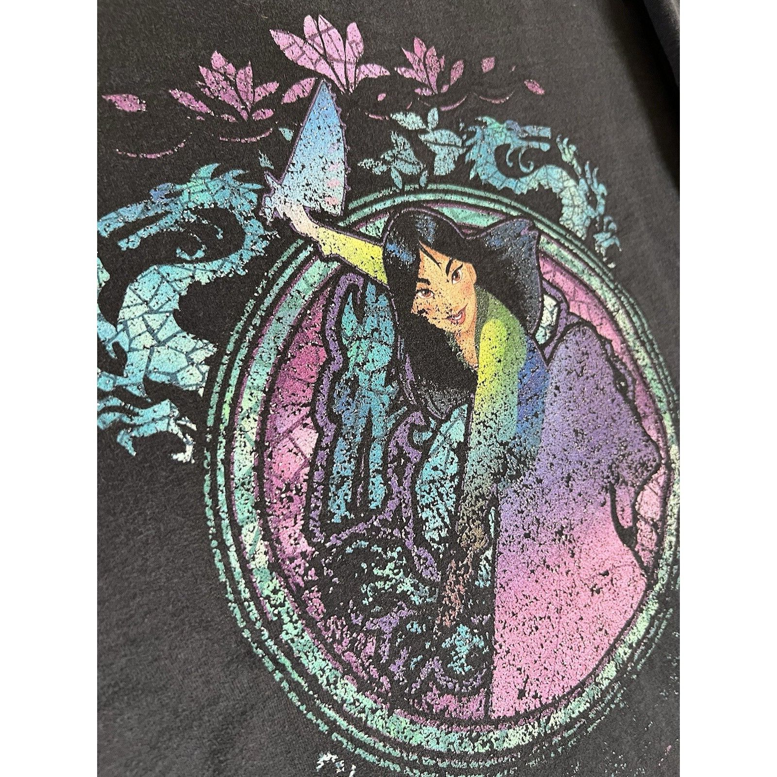 Disney Vintage Disney Mulan Crewneck Sweatshirt Adult Size XL Black Size US XL / EU 56 / 4 - 3 Thumbnail