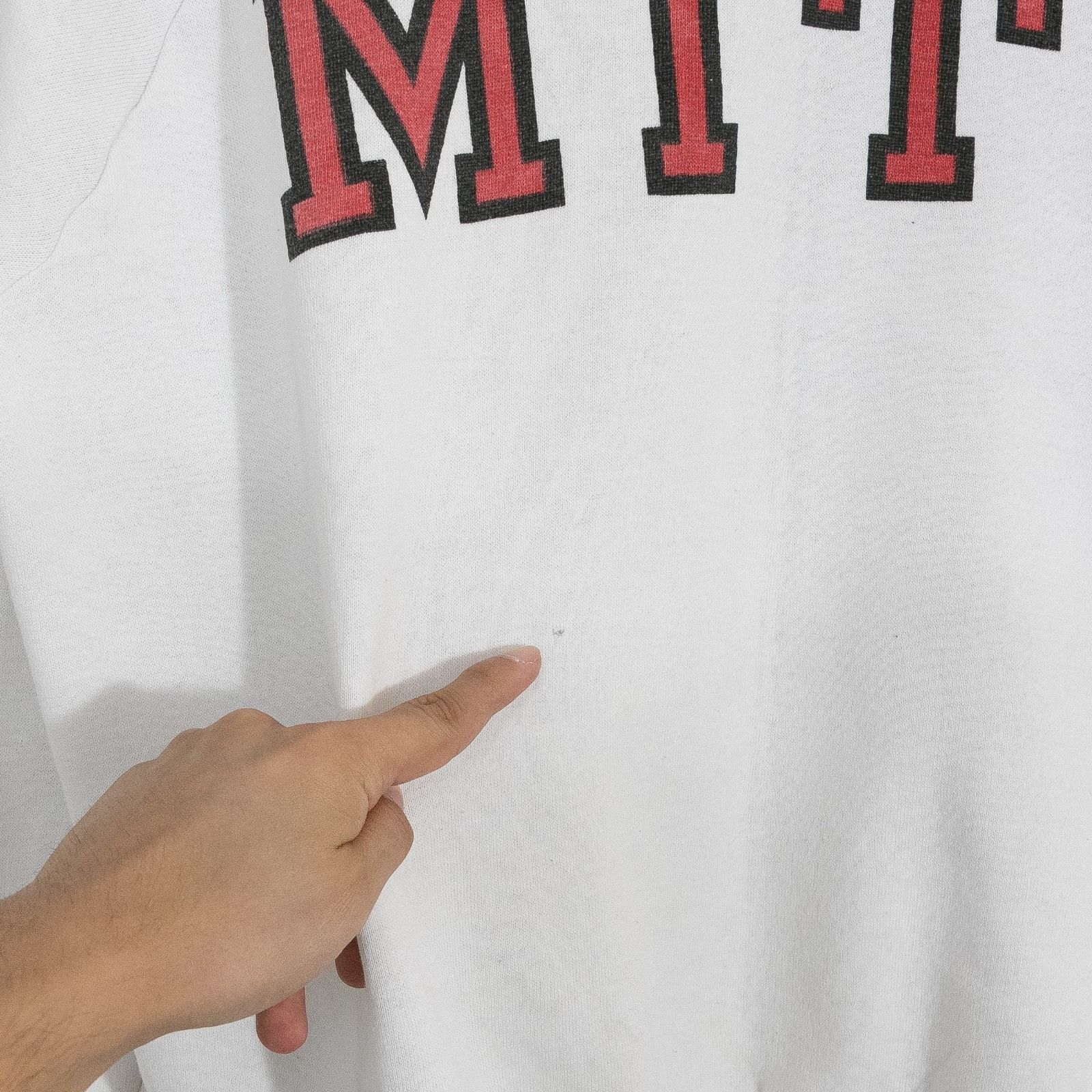 Champion Vintage 80s Champion MIT Sweatshirt Large Distressed Raglan Size US L / EU 52-54 / 3 - 3 Thumbnail