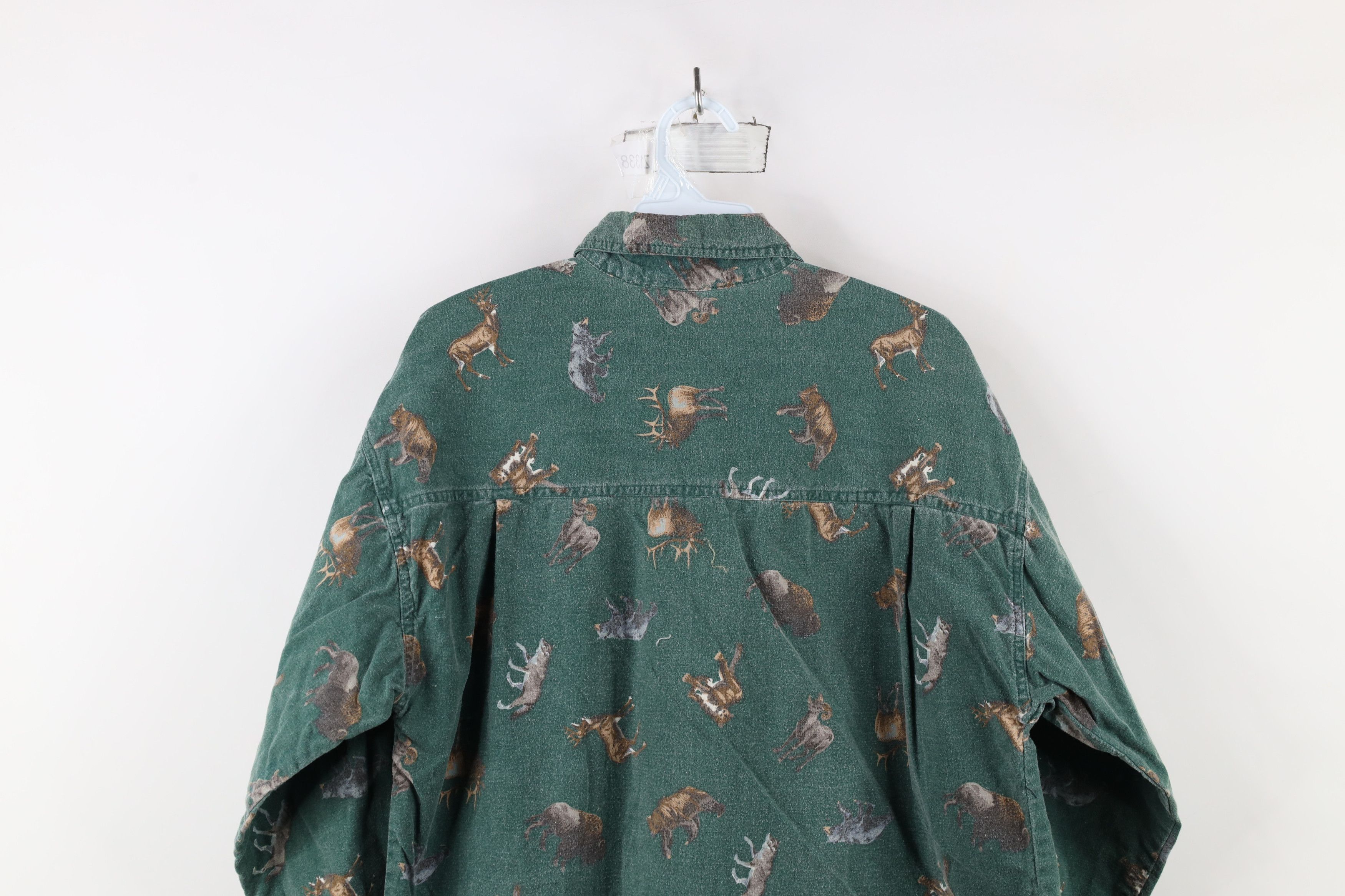 Vintage Vintage 90s Streetwear All Over Print Baggy Button Shirt Size S / US 4 / IT 40 - 9 Thumbnail