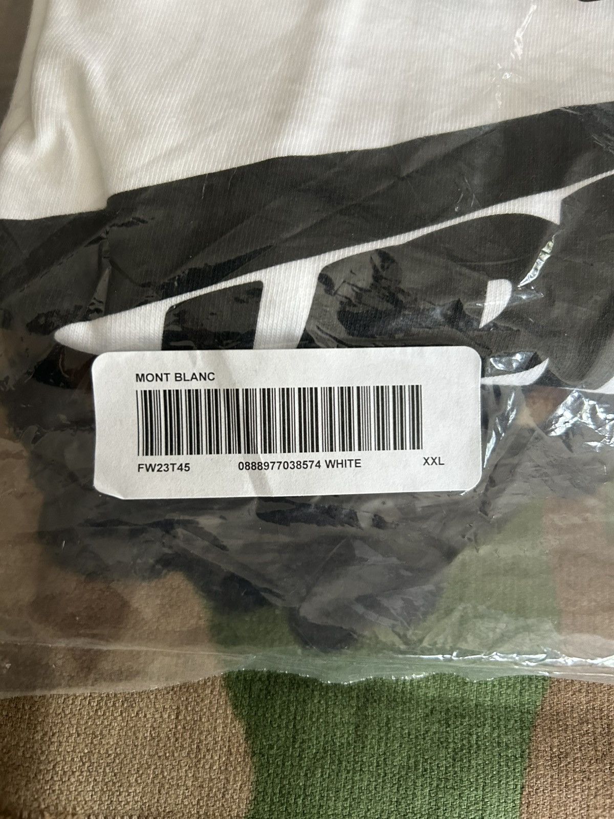 Supreme Supreme Mont Blanc Tee White XXL FW23 Size US XXL / EU 58 / 5 - 3 Thumbnail